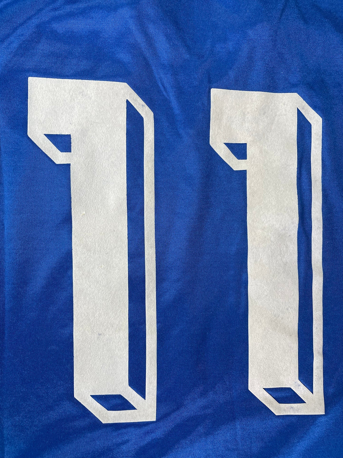 Match Shirt • National • Italia • 1989 • Diadora • Home • #11 • Fernando De Napoli • Match Worn