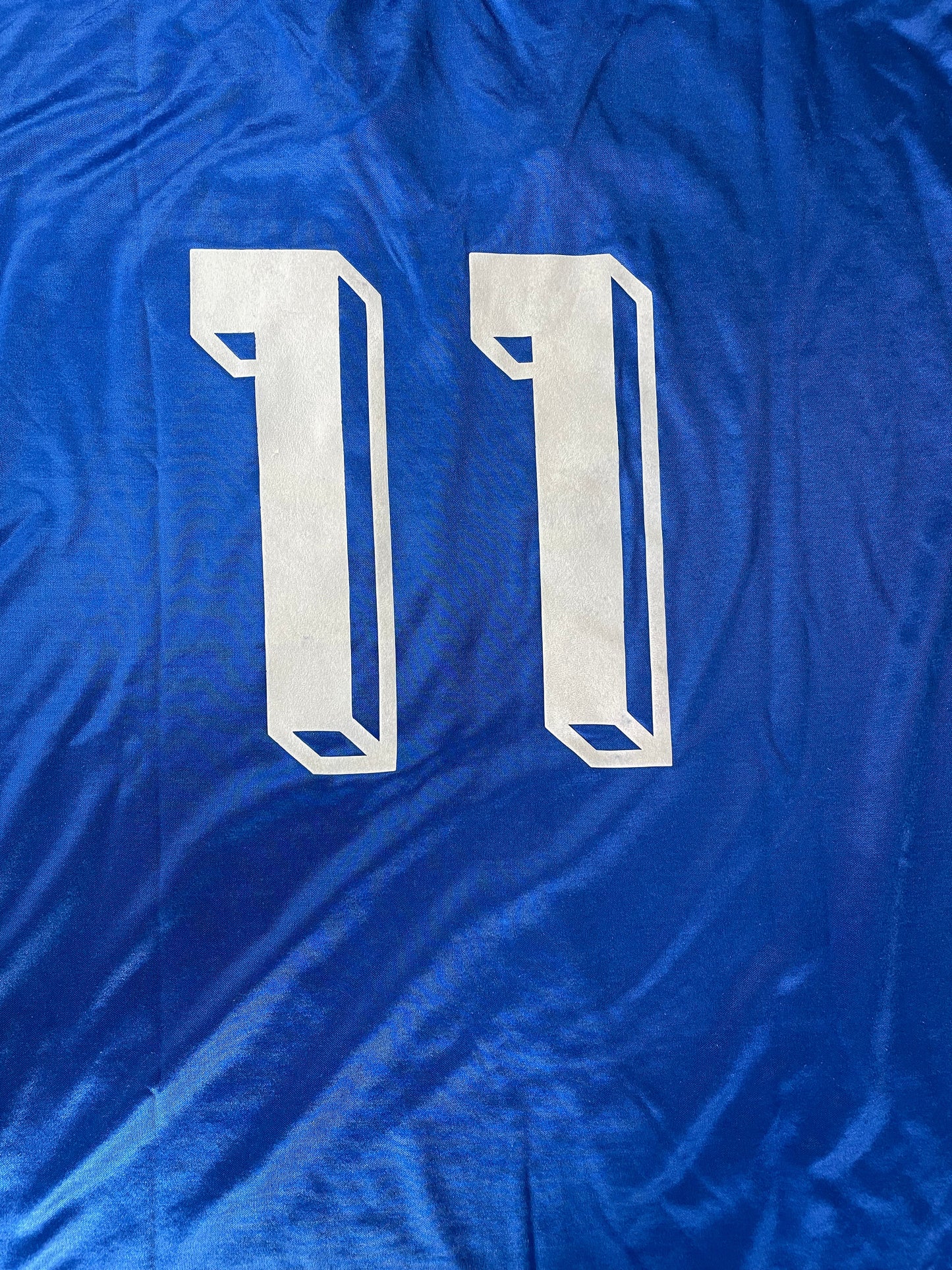 Match Shirt • National • Italia • 1989 • Diadora • Home • #11 • Fernando De Napoli • Match Worn