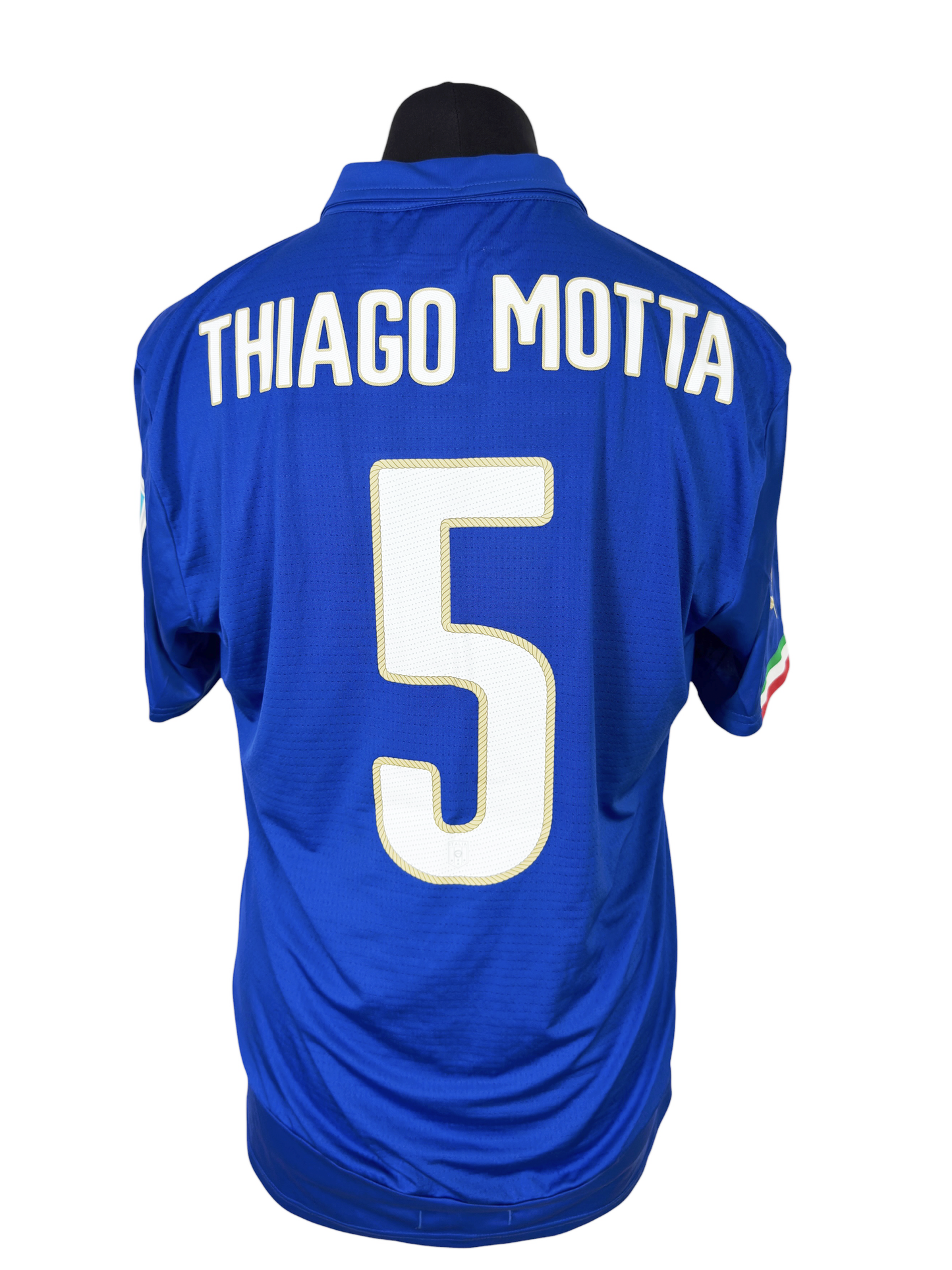 2014 World Cup Italy Home - Size L - Thiago Motta 5