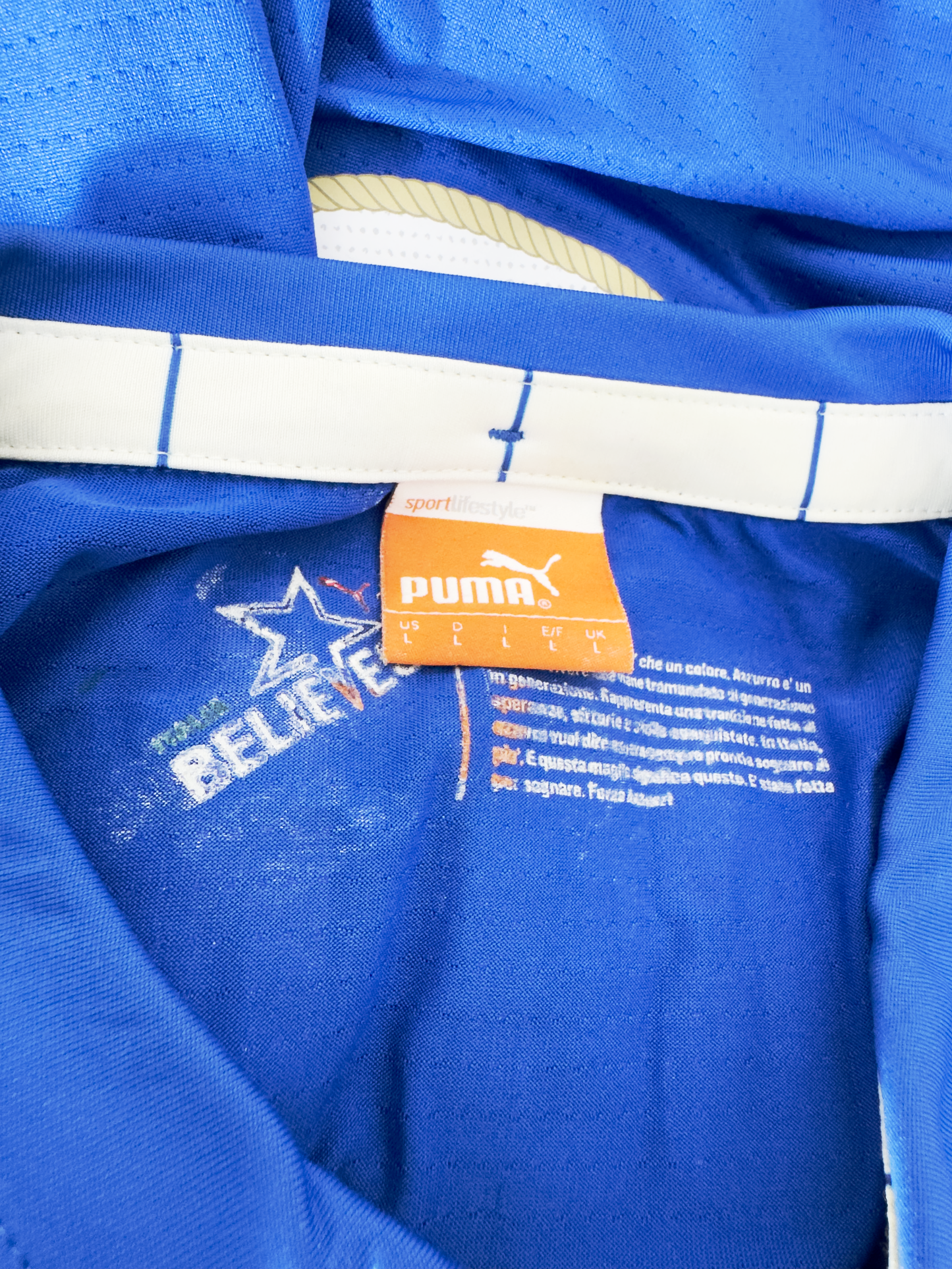 2014 World Cup Italy Home - Size L - Thiago Motta 5