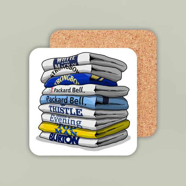 Leeds United Shirt Stack Coaster