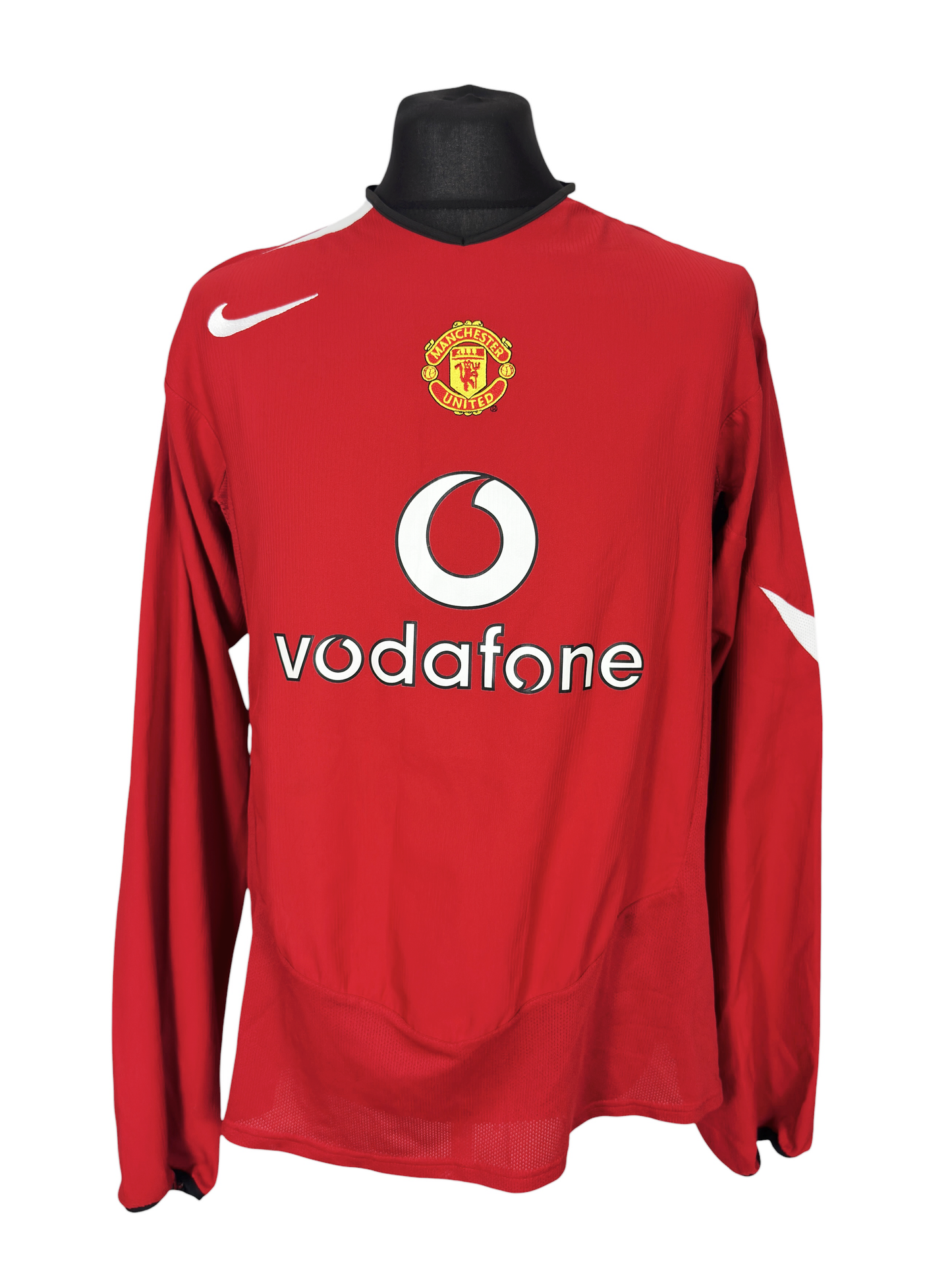 2004-06 Manchester United L/S Home - Size XL (L Fit) - Solskjaer 20
