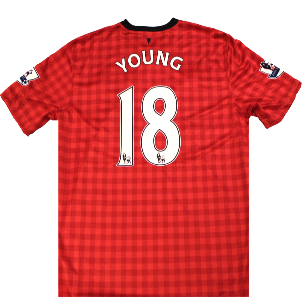 Manchester United 2012-2013 Home Shirt YOUNG (Excellent) XL