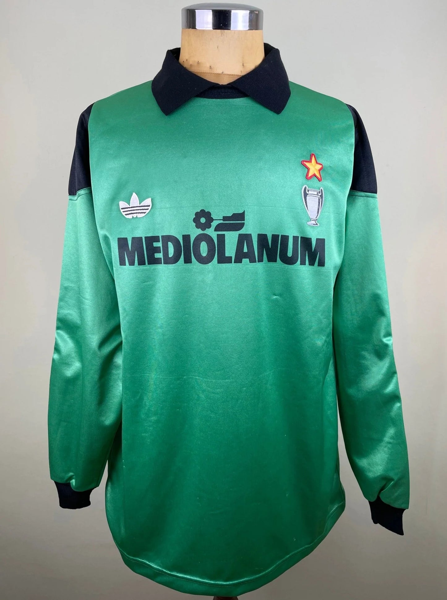 Match Shirt • Club • AC Milan • 1990 • Adidas • Keeper • #1 • Andrea Pazzagli • Match Worn
