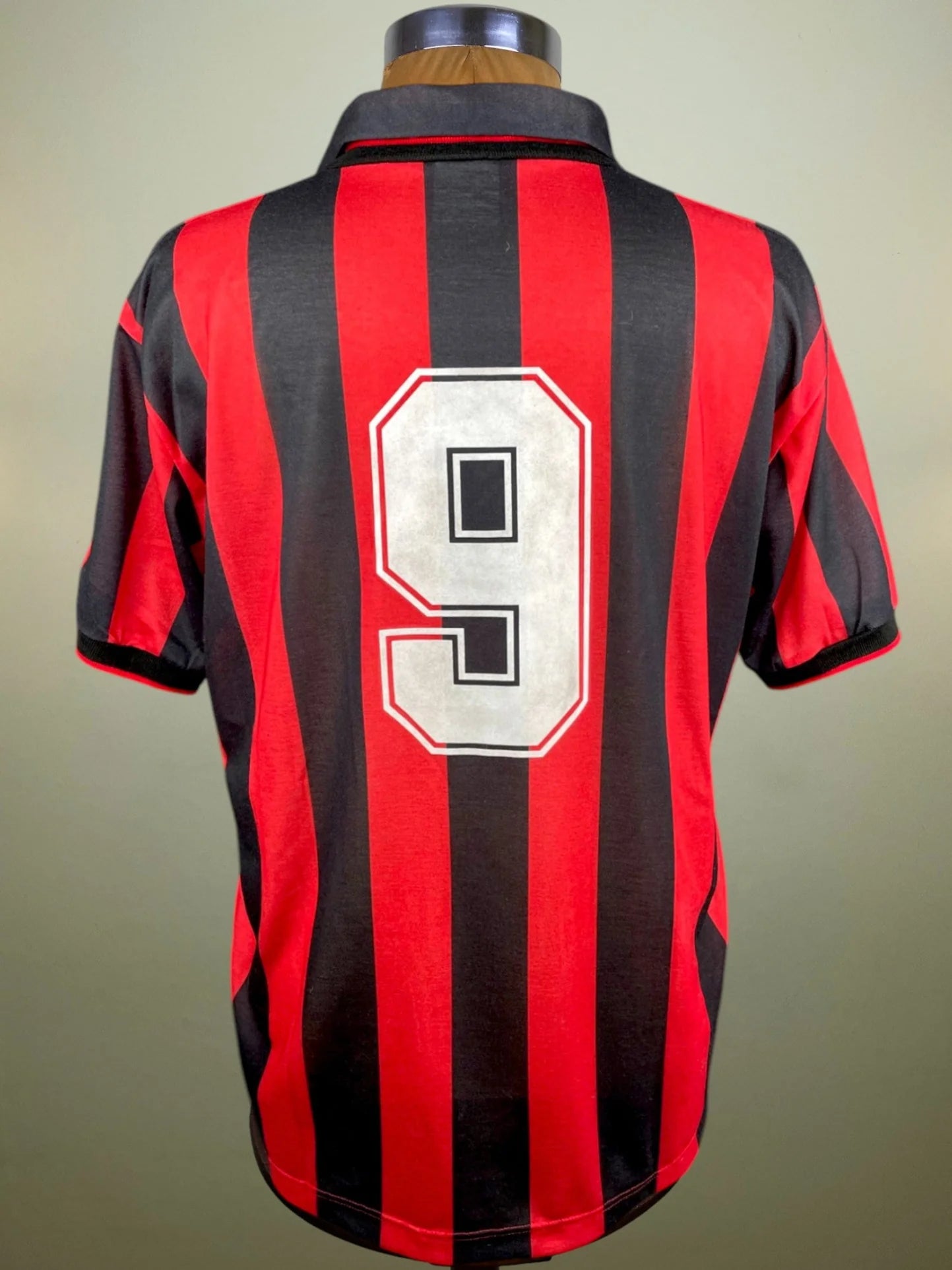 Match Shirt • Club • AC Milan • 1990 • Adidas • Home • #9 • Marco Van Basten • Match Worn