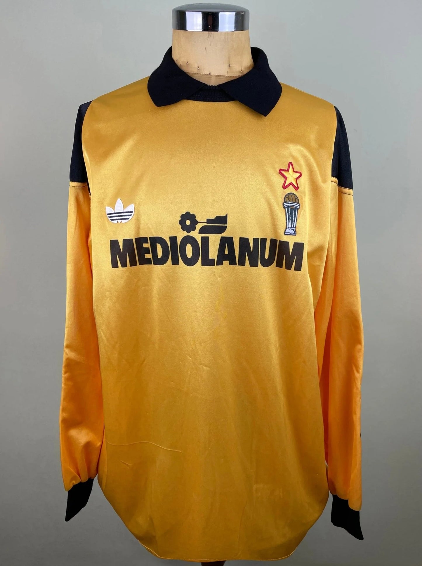 Match Shirt • Club • AC Milan • 1991 • Adidas • Keeper • #12 • Andrea Pazzagli • Match Worn