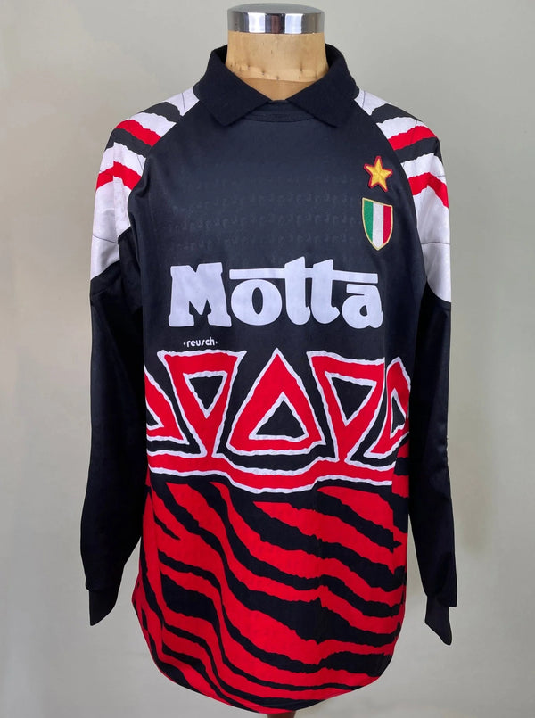 Match Shirt • Club • AC Milan • 1992 • Uhlsport • Keeper • #1 • Francesco Antonioli • Match Worn