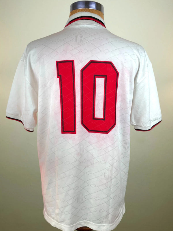 Match Shirt • Club • AC Milan • 1993 • Lotto • Away • #10 • Brian Laudrup • Match Worn