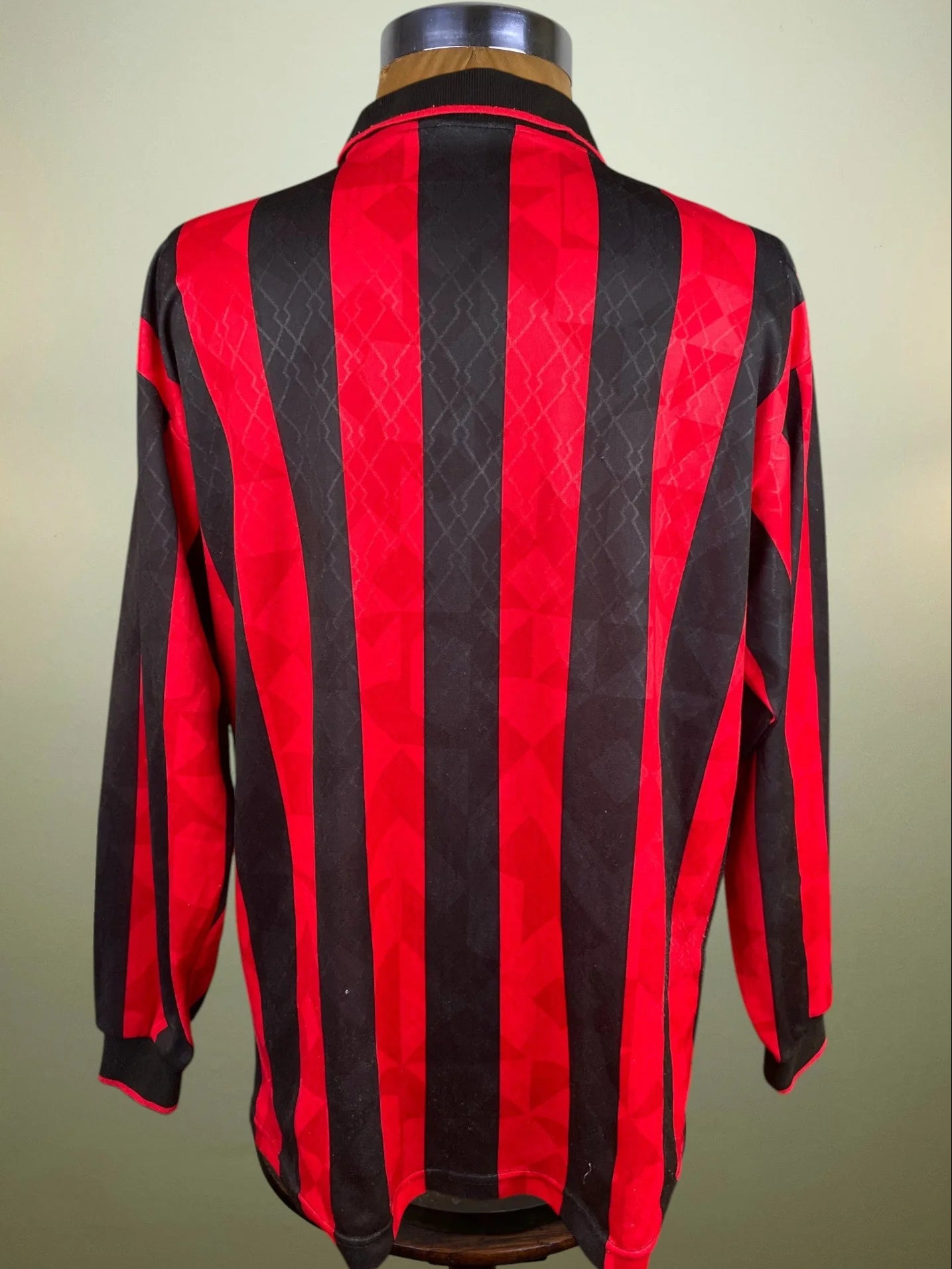 Match Shirt • Club • AC Milan • 1995 • Lotto • Home • Celebratory 15th Scudetto Player Issue Shirt