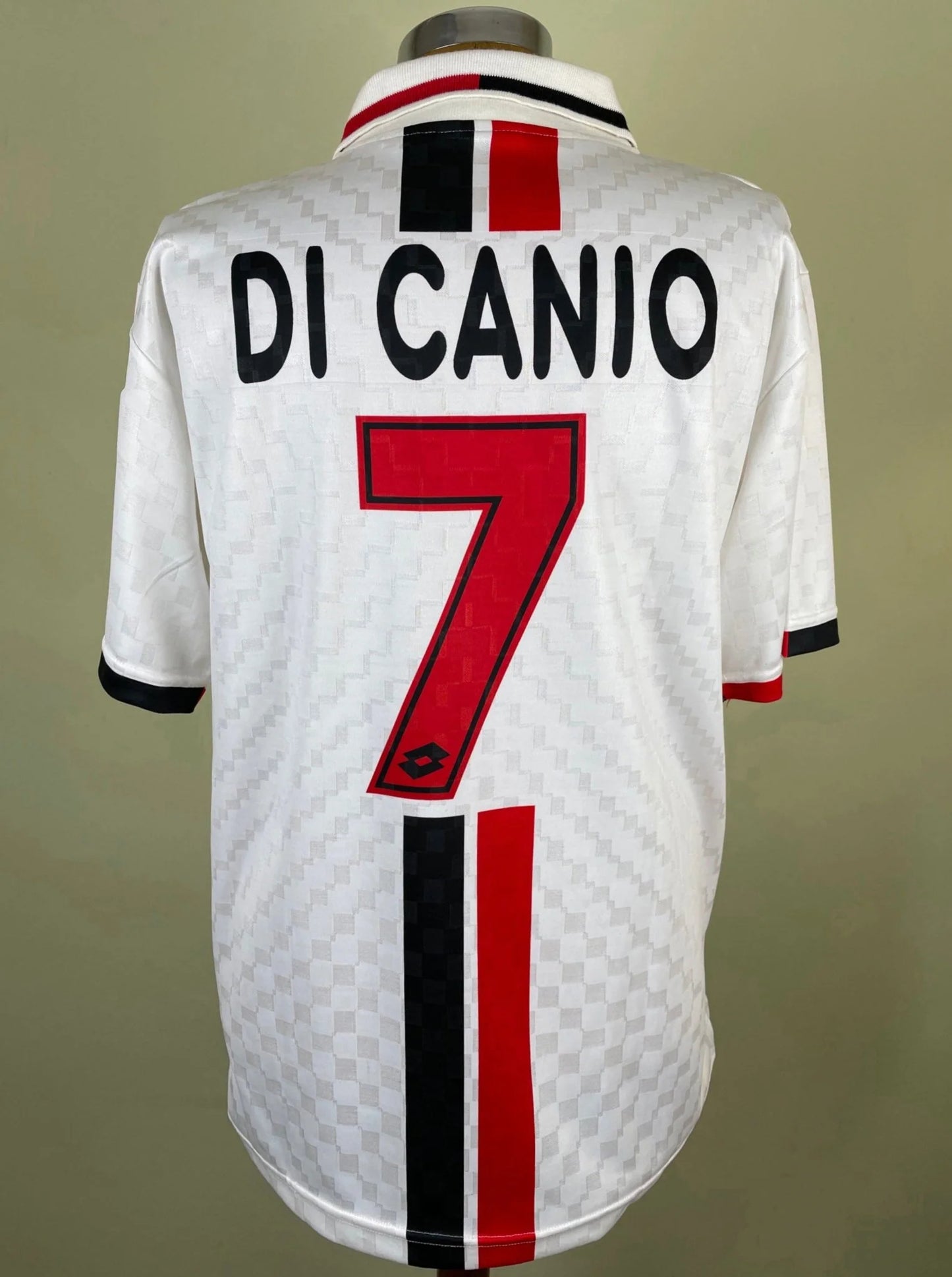 Match Shirt • Club • AC Milan • 1995 • Lotto • Away • #7 • Paolo di Canio • Match Worn