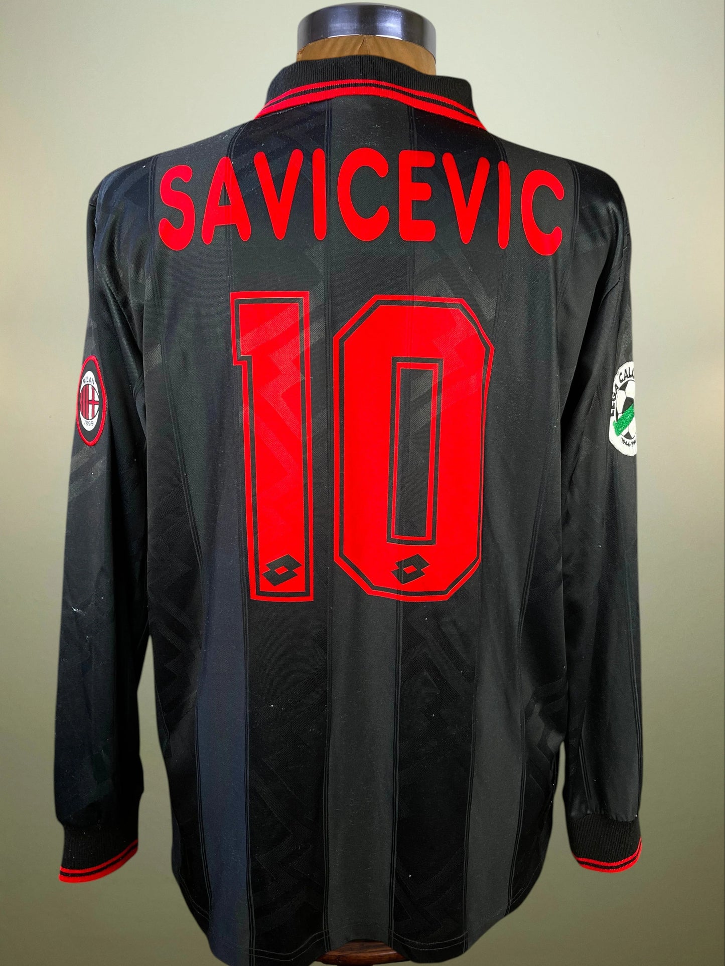 Match Shirt • Club • AC Milan • 1996 • Lotto • Third • #10 • Dejan Savićević • Match Worn