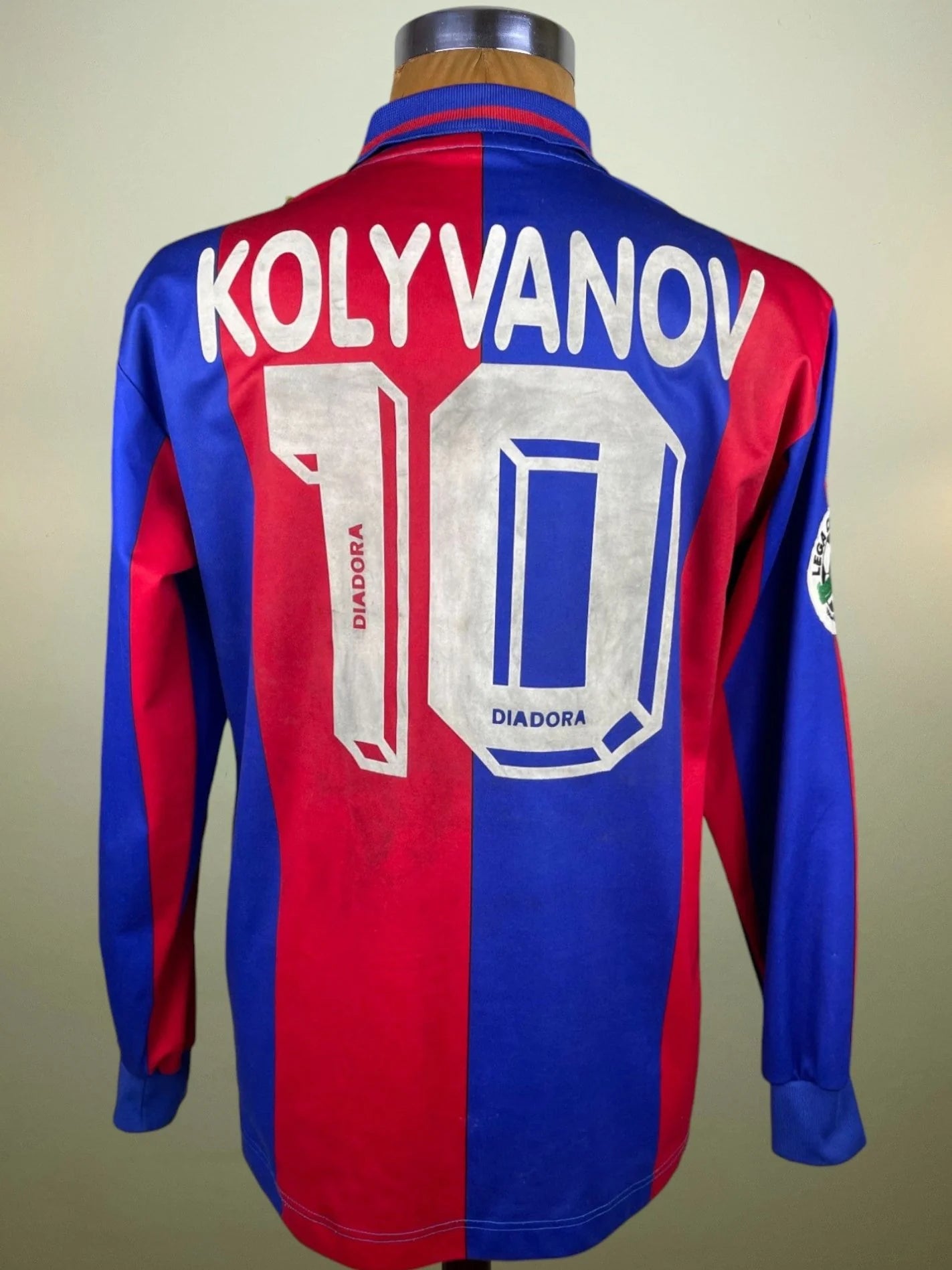 Match Shirt • Club • Bologna • 1996 • Diadora • Home • #10 • Igor Kolyvanov • Match Worn • Unwashed