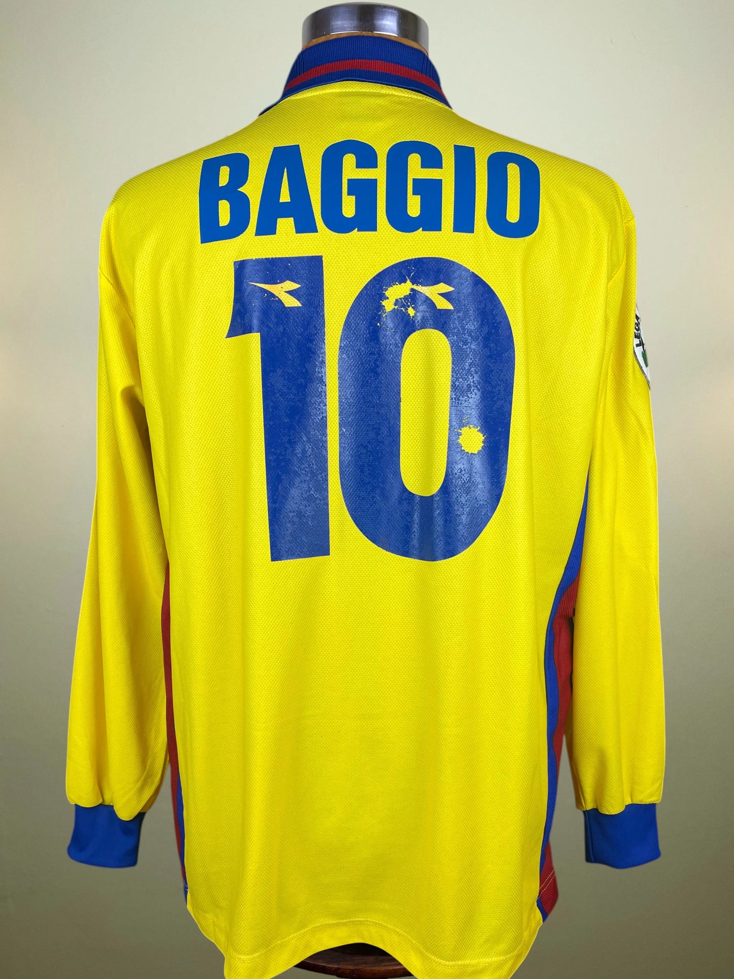 Match Shirt • Club • Bologna • 1997 • Diadora • Third • #10 • Roberto Baggio • Match Worn vs Inter Milan