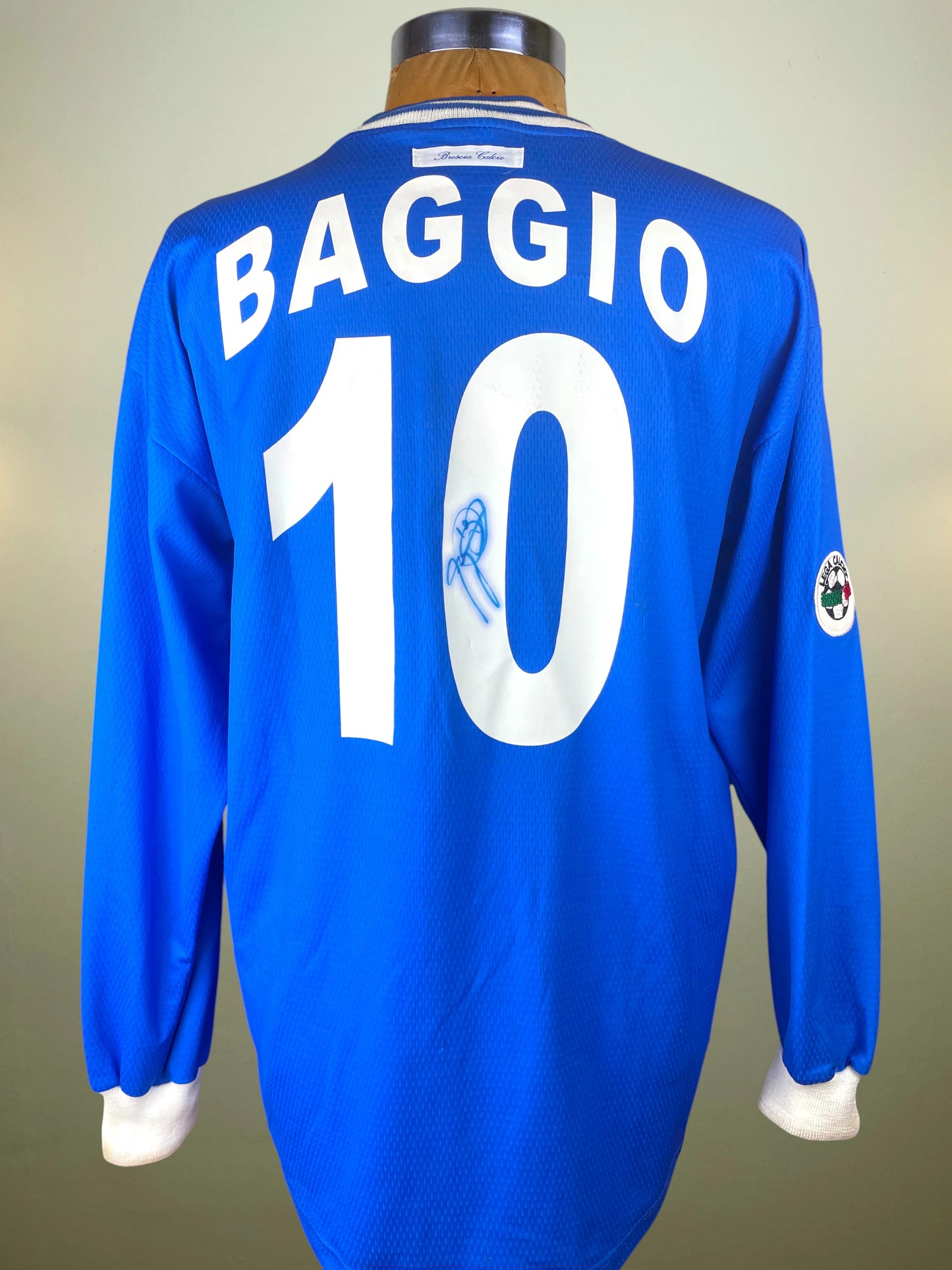 Match Shirt • Club • Brescia • 2000 • Garman • Home • #10 • Roberto Baggio • Match Worn • Signed