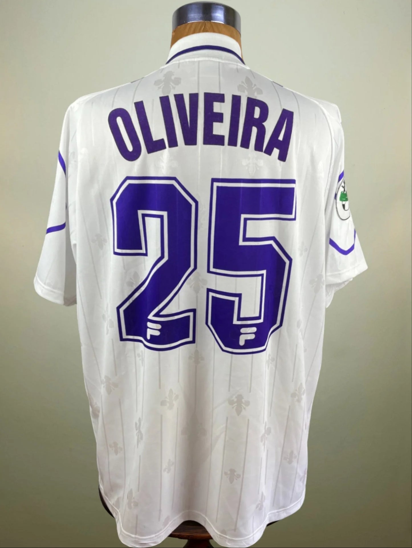Match Shirt • Club • Fiorentina • 1997 • Fila • Away • #25 • Luís Oliveira • Match Worn