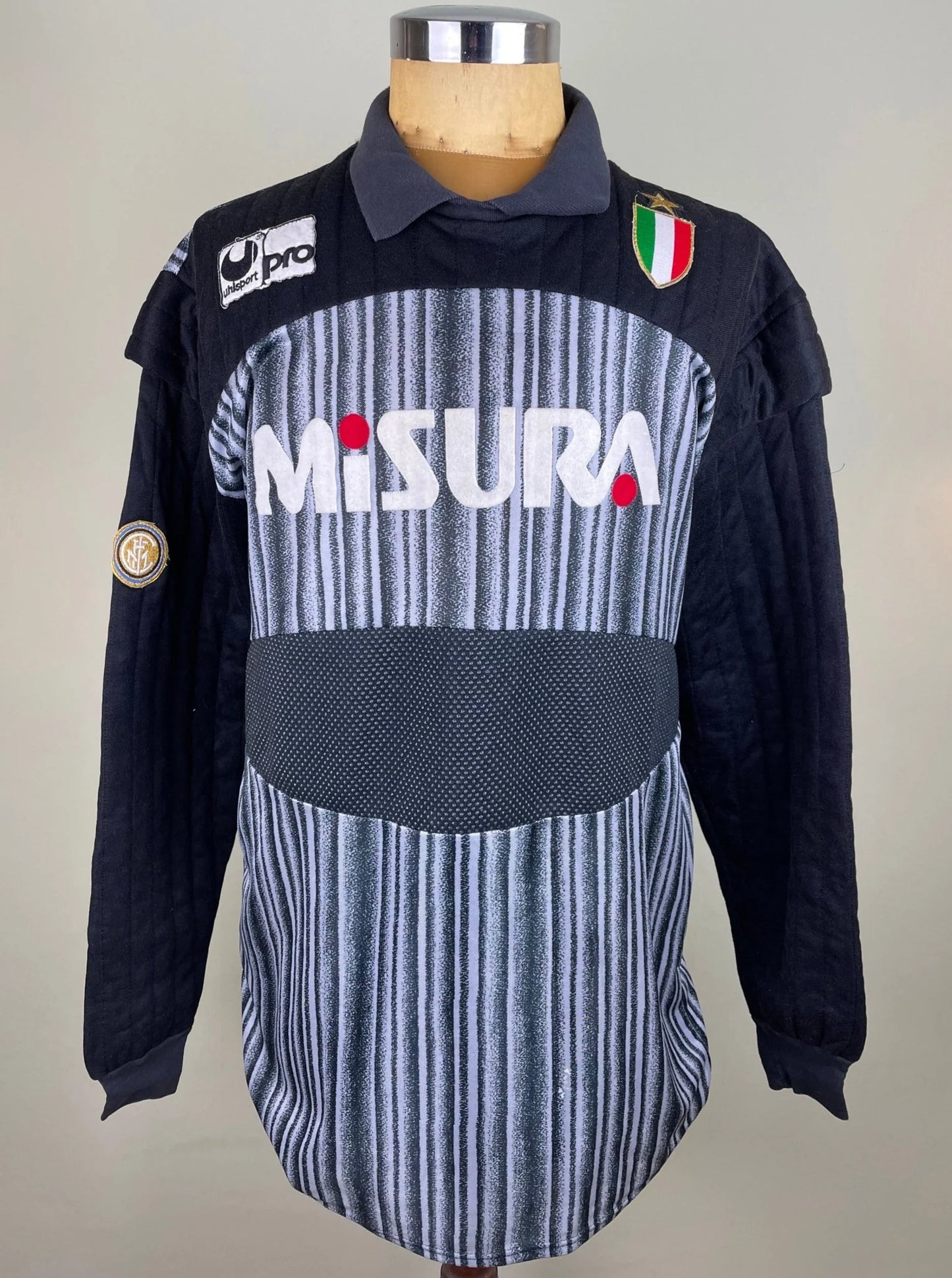 Match Shirt • Club • Inter • 1989 • Uhlsport • Keeper • #1 • Walter Zenga • Match Worn