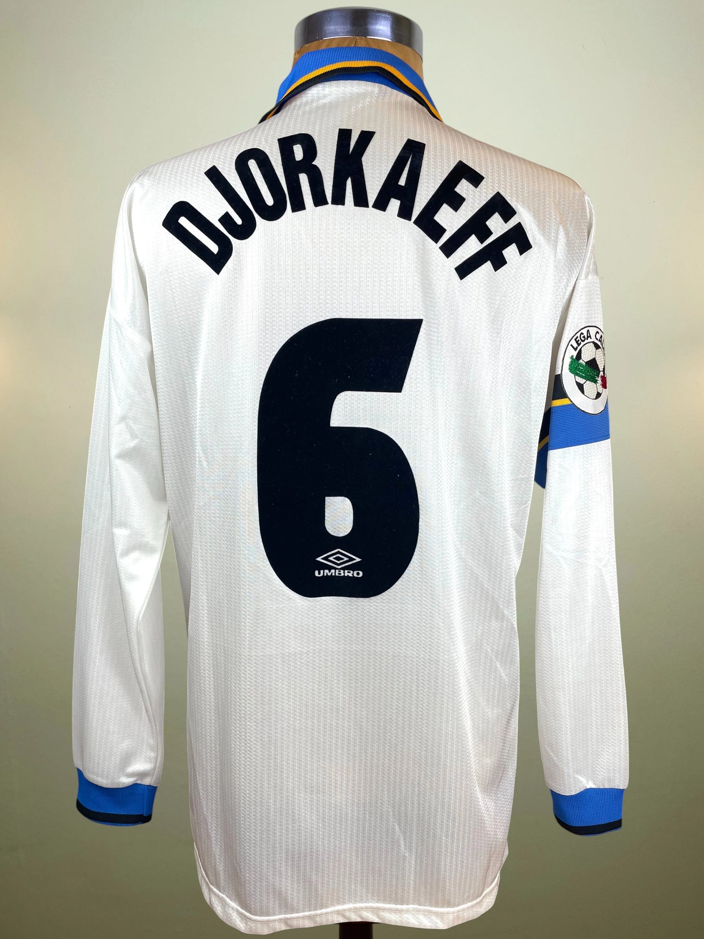 Match Shirt • Club • Inter • 1997 • Umbro • Away • #6 • Youri Djorkaeff • Match Worn