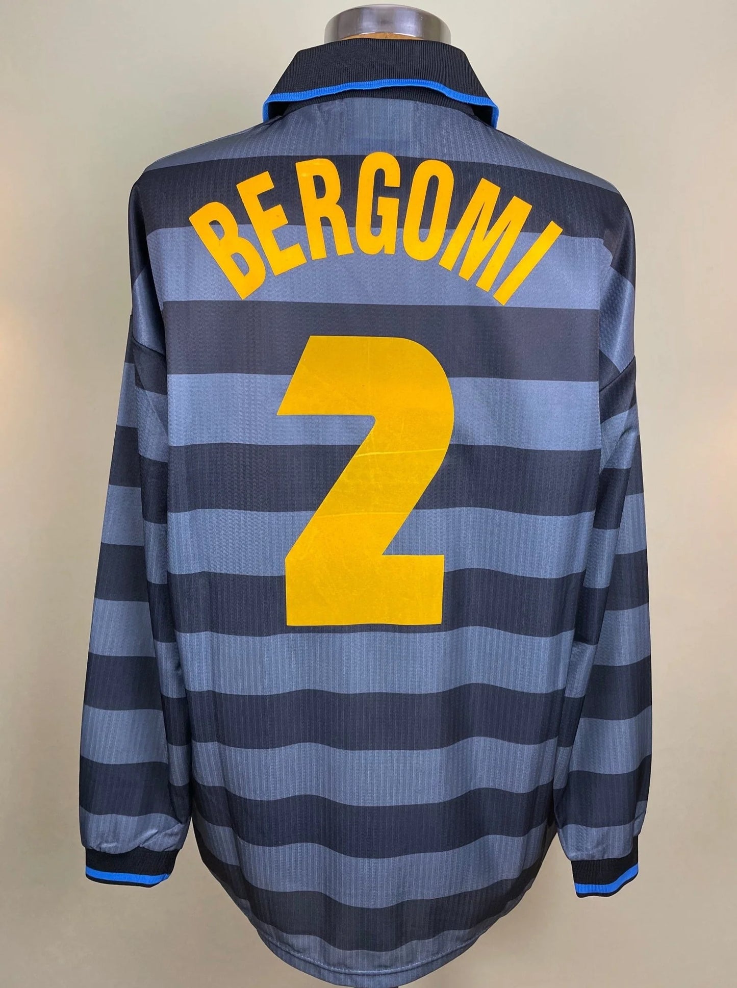 Match Shirt • Club • Inter • 1997 • Umbro • Third • #2 • Giuseppe Bergomi • UEFA Cup • Match Worn