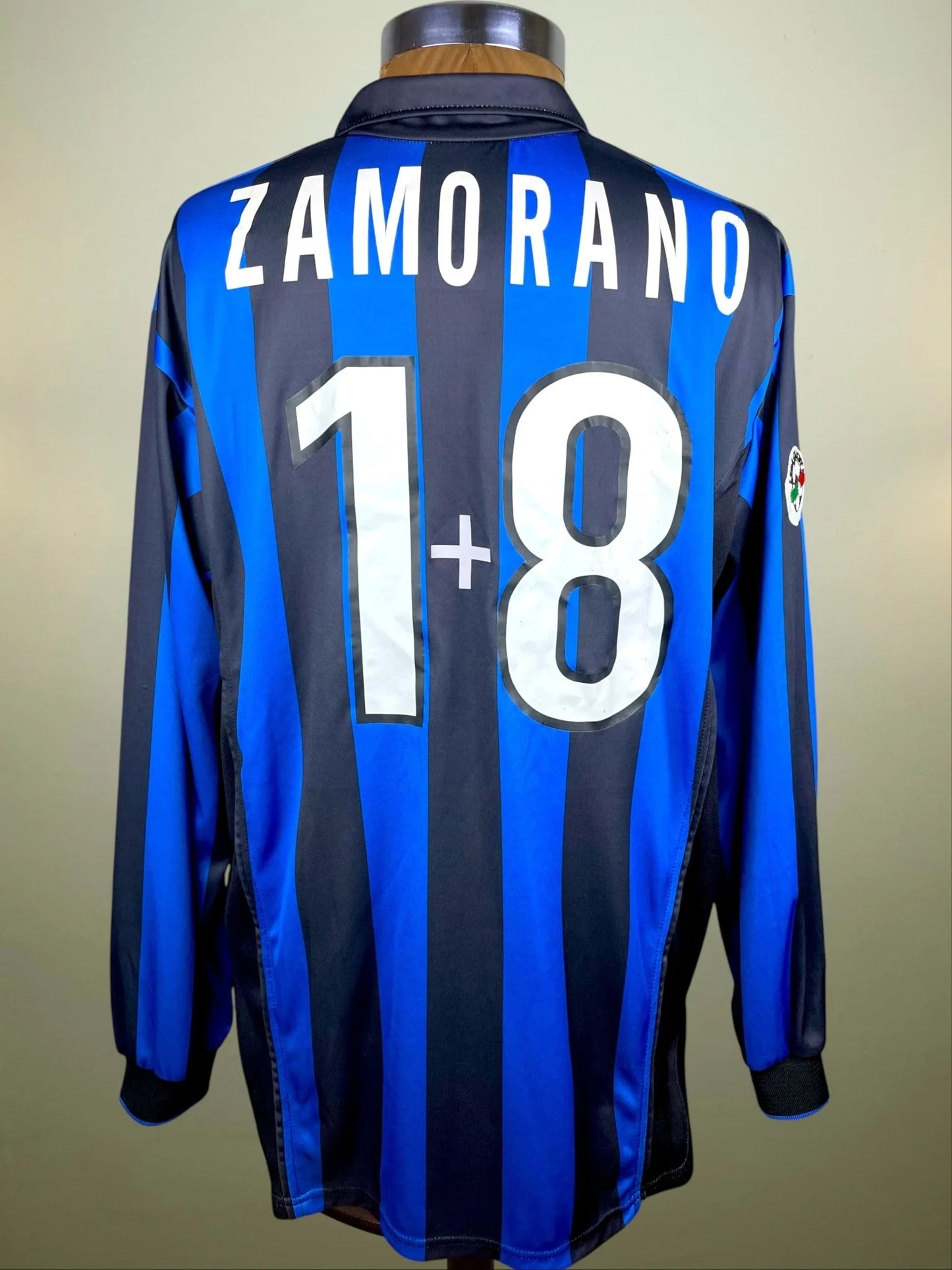Match Shirt • Club • Inter • 1998 • Nike • Home • #18 • Ivan Zamorano • Match Worn
