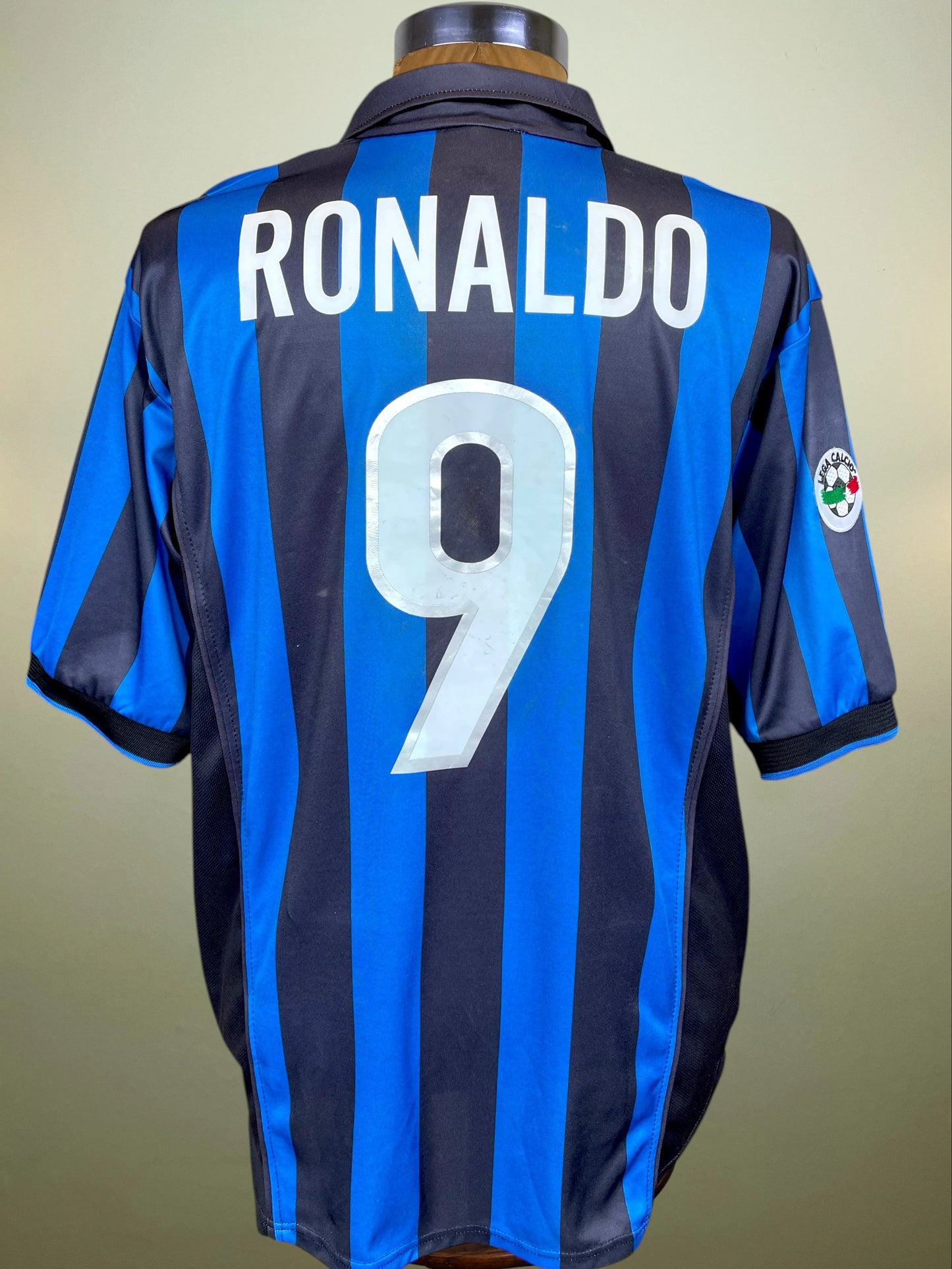 Match Shirt • Club • Inter • 1998 • Nike • Home • #9 • Ronaldo • Match Worn • Unwashed