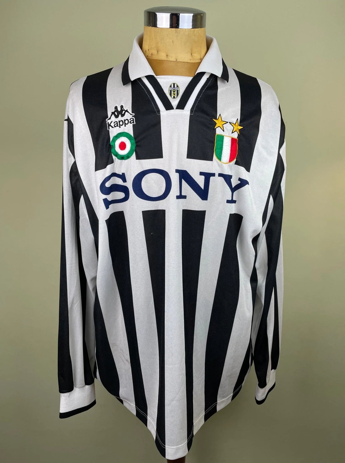 Match Shirt • Club • Juventus • 1995 • Kappa • Home • #2 • Ciro Ferrara • Match Worn • From Massimiliano Esposito's Collection