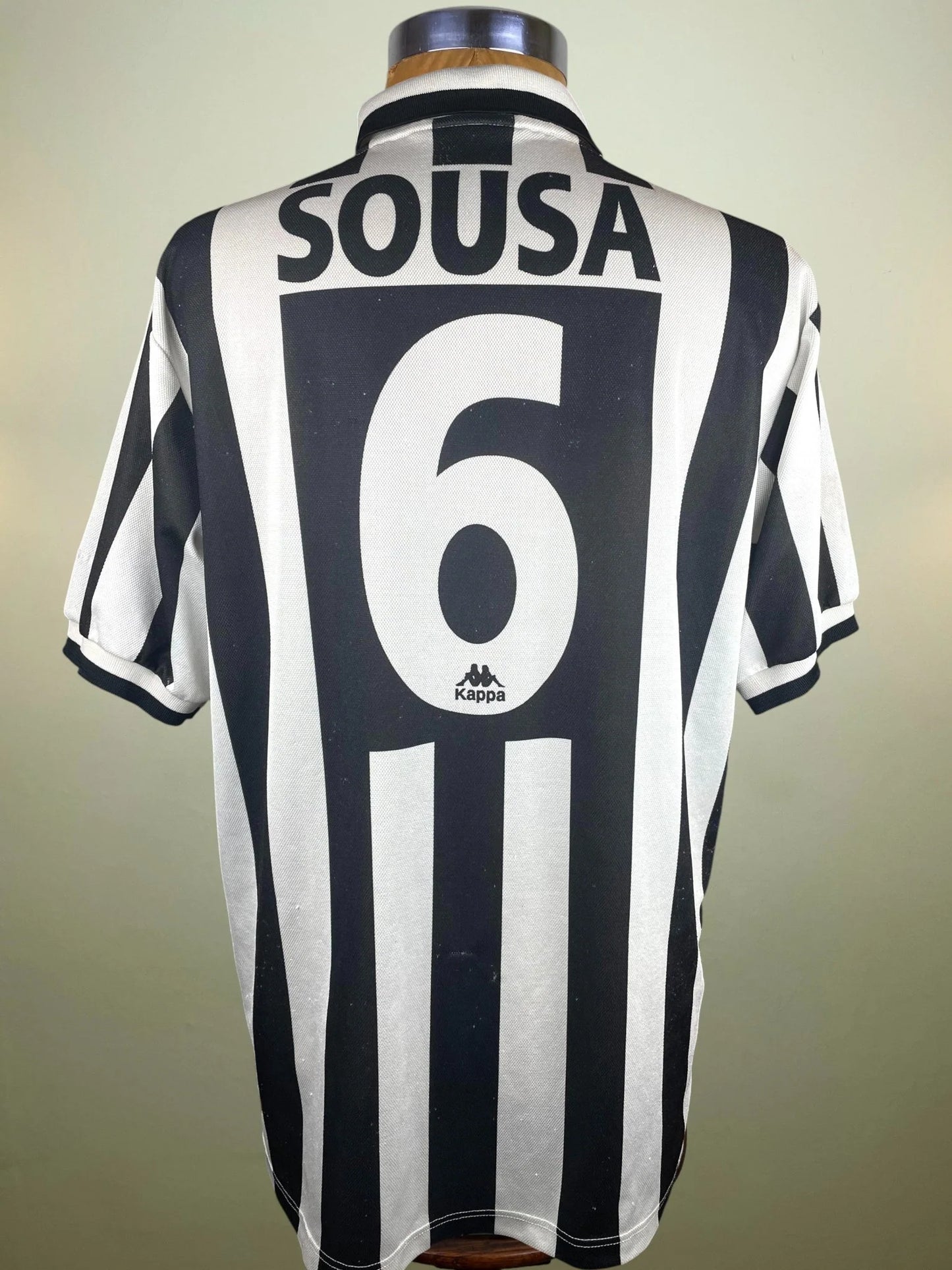 Match Shirt • Club • Juventus • 1995 • Kappa • Home • #6 • Paolo Sousa • Match Worn