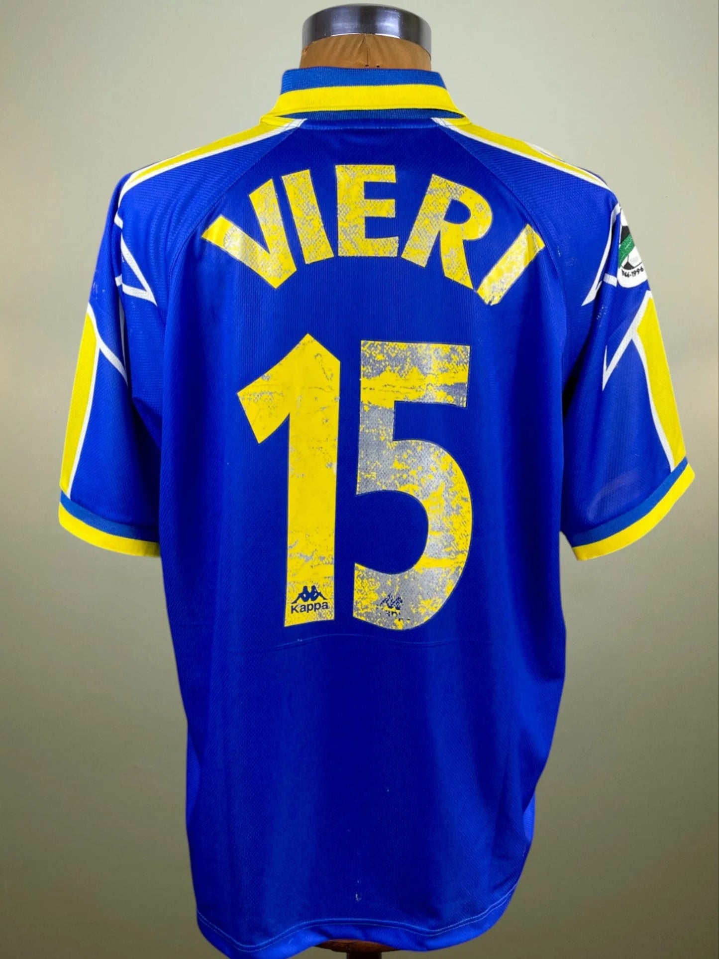 Match Shirt • Club • Juventus • 1996 • Kappa • Away • #15 • Christian Vieri • Match Worn