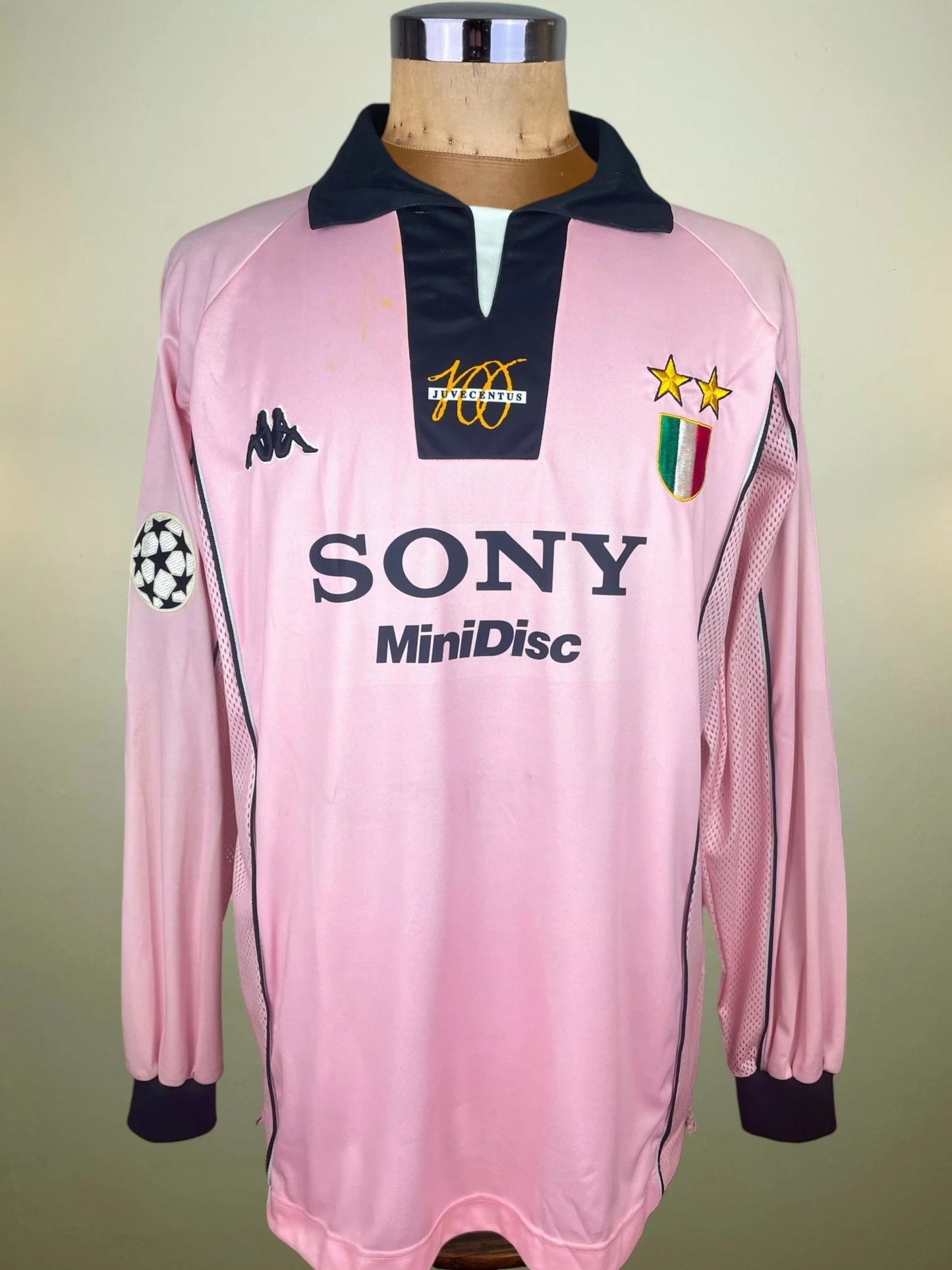 Match Shirt • Club • Juventus • 1997 • Kappa • Centenary Kit • #21 • Zinedine Zidane • Champions League • Match Prepared
