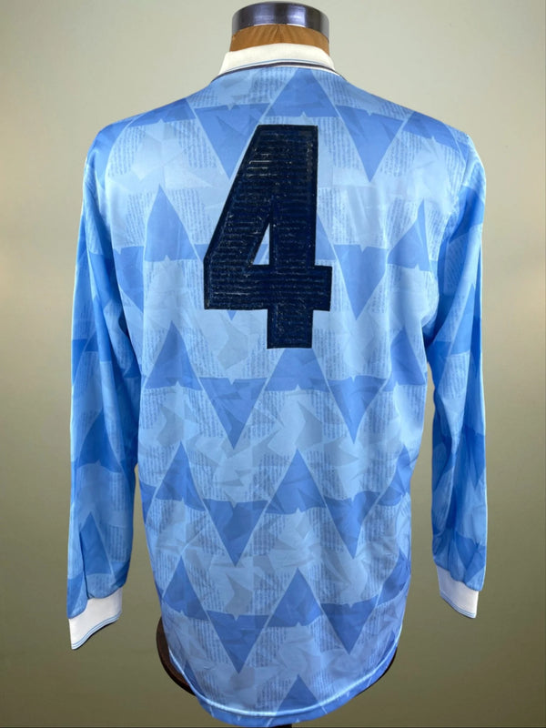 Match Shirt • Club • Lazio • 1989 • Umbro • Home • #4 • Match Worn