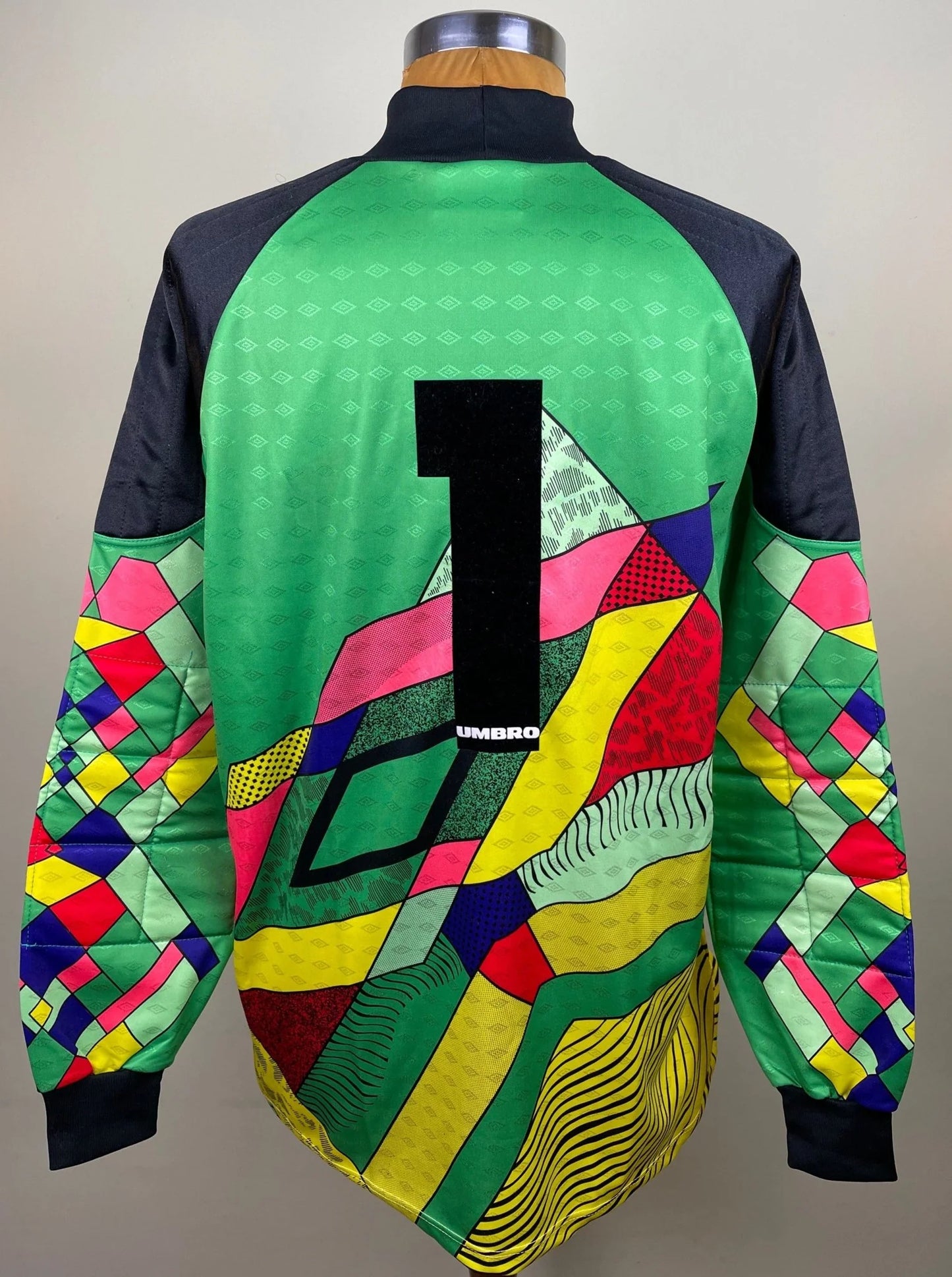 Match Shirt • Club • Lazio • 1993 • Umbro • Keeper • #1 • Luca Marchegiani • UEFA Cup