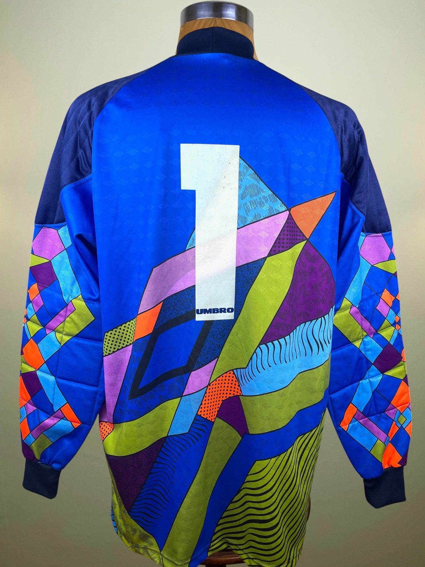 Match Shirt • Club • Lazio • 1993 • Umbro • Keeper • #1 • Luca Marchegiani • UEFA Cup