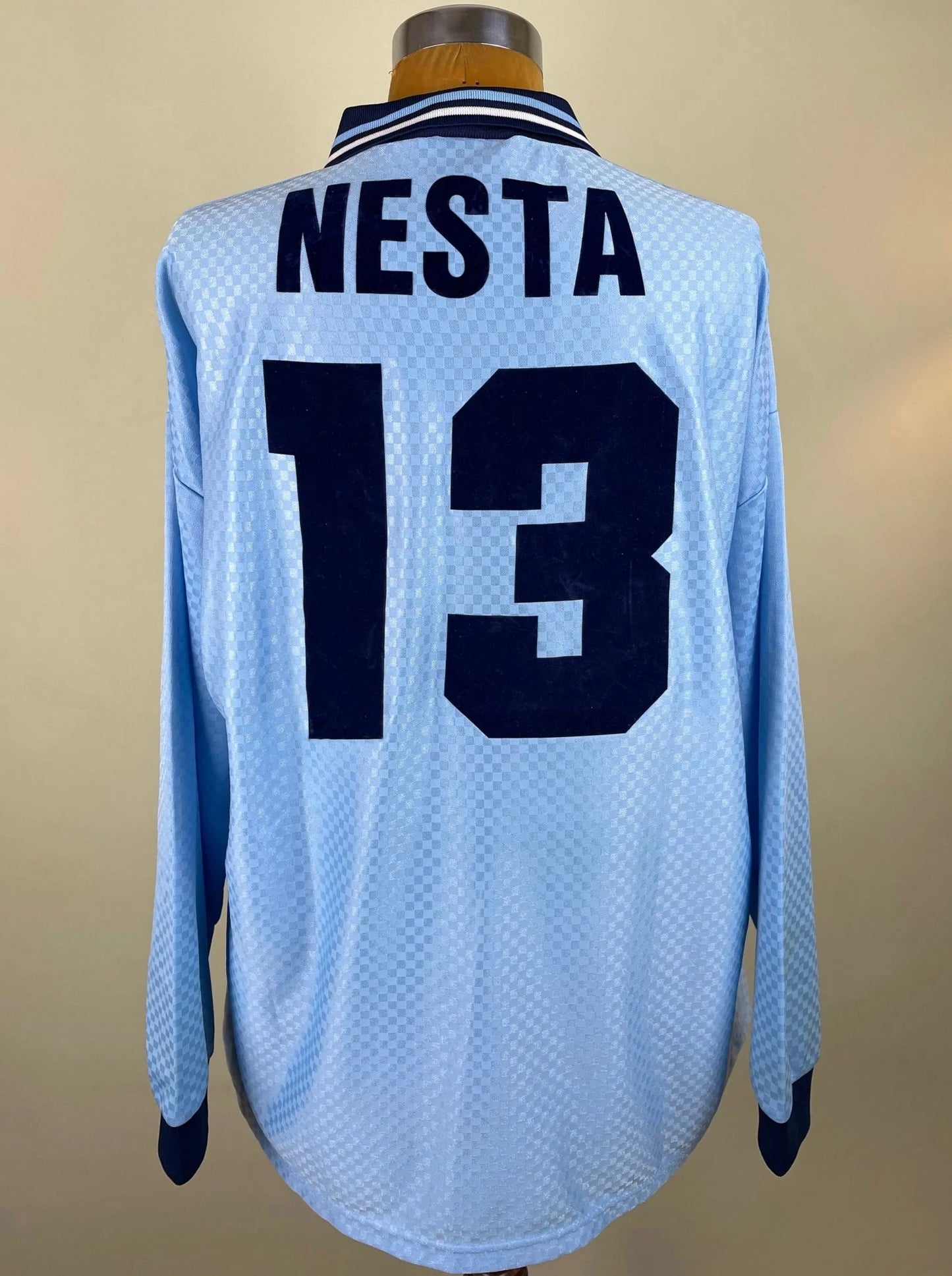 Match Shirt • Club • Lazio • 1995 • Umbro • Home • #13 • Alessandro Nesta • Match Worn
