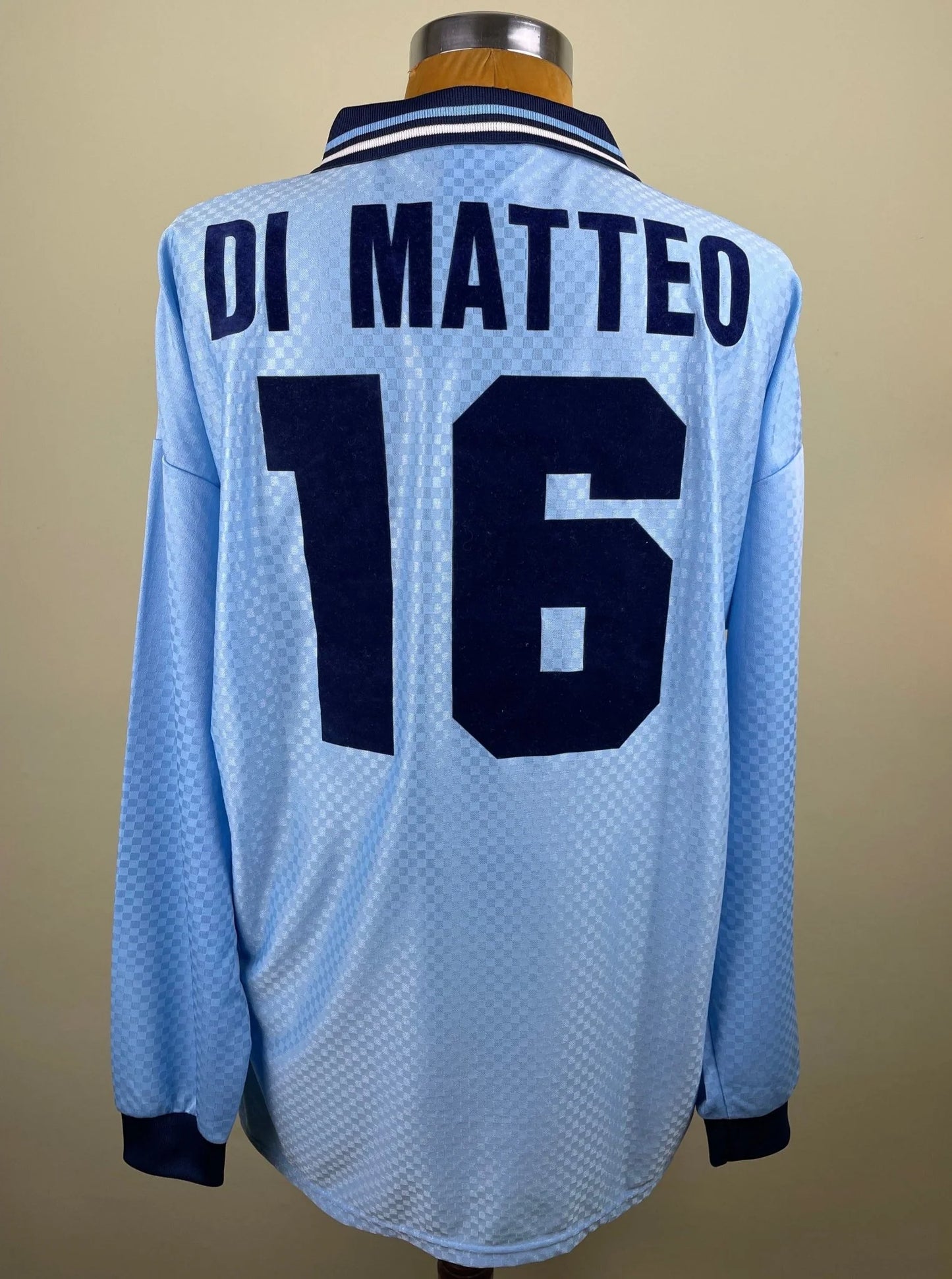 Match Shirt • Club • Lazio • 1995 • Umbro • Home • #16 • Roberto Di Matteo • Match Worn