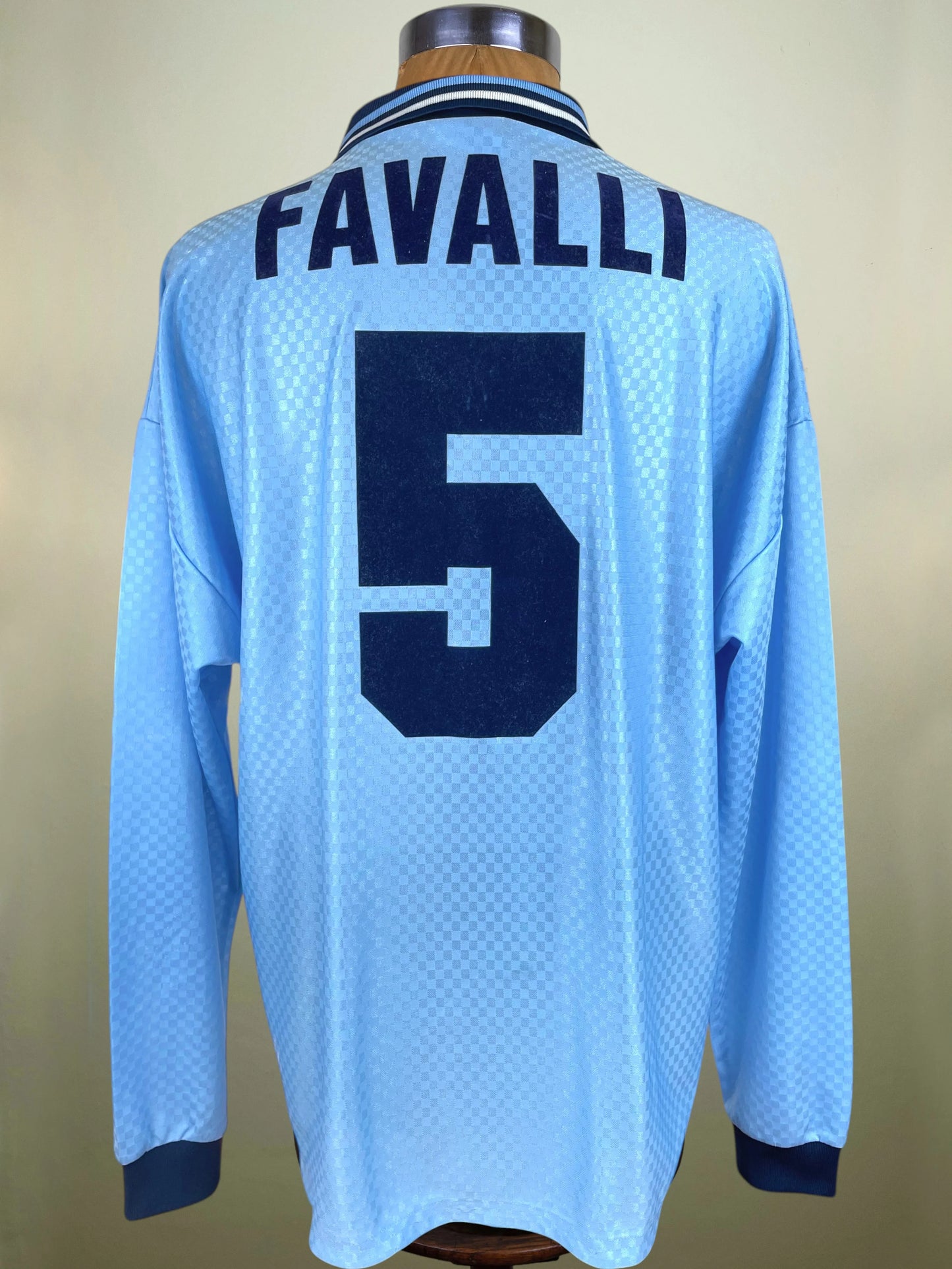 Match Shirt • Club • Lazio • 1995 • Umbro • Home • #5 • Giuseppe Favalli • Match Worn