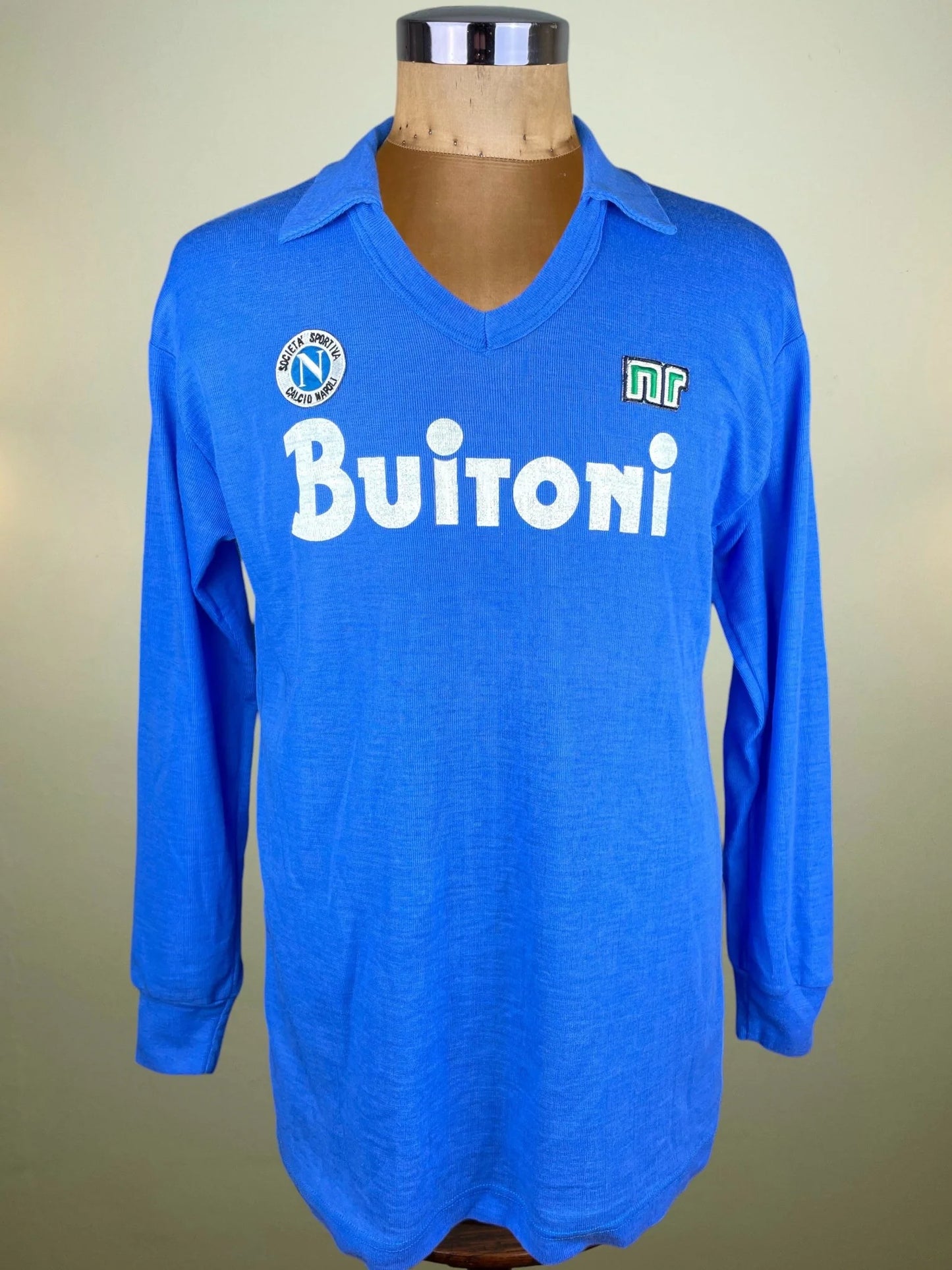 Match Shirt • Club • Napoli • 1986 • Ennerre • Home • #9 • Bruno Giordano • Match Worn