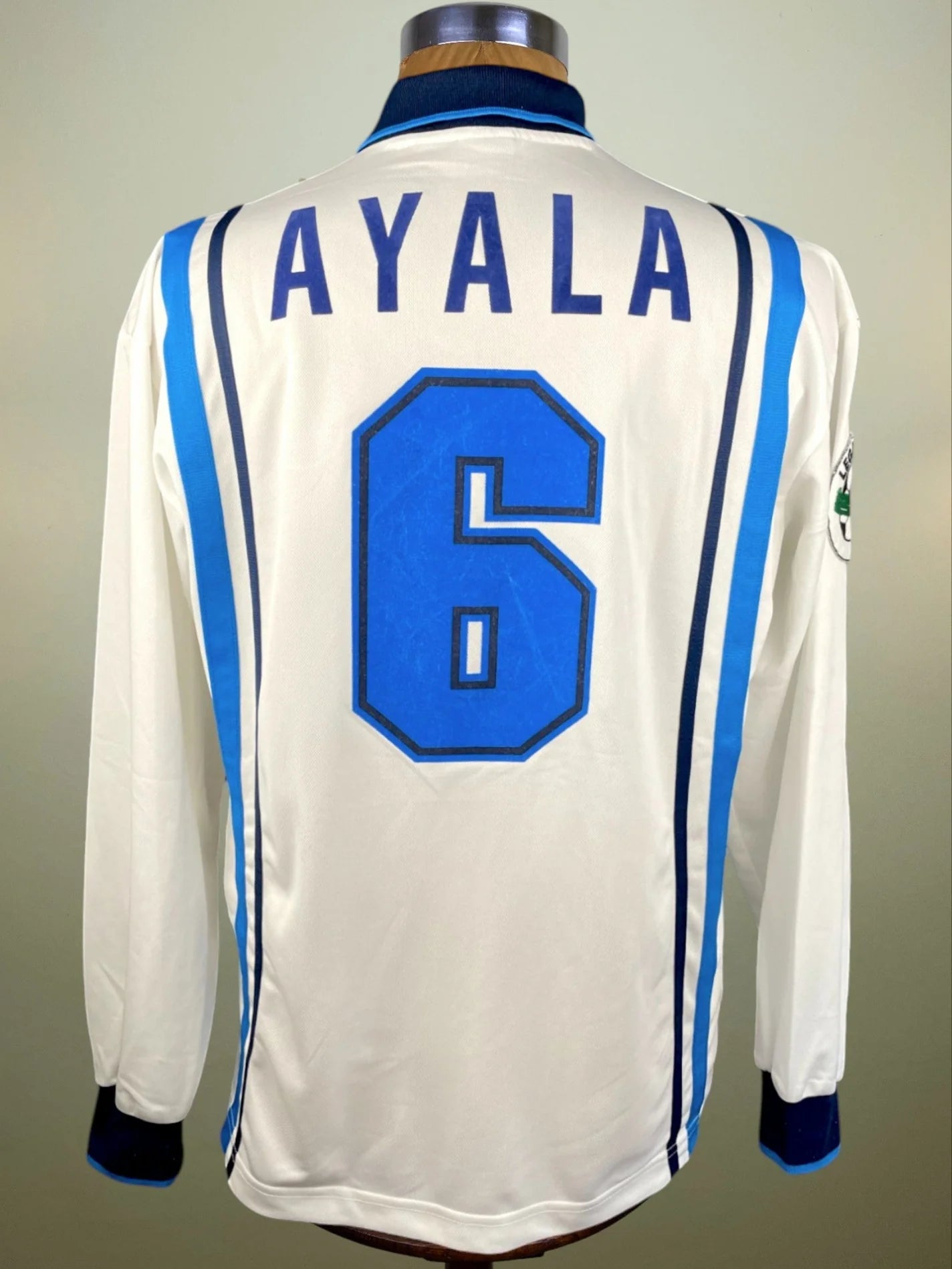 Match Shirt • Club • Napoli • 1997 • Nike • Away • #6 • Roberto Ayala • Match Worn