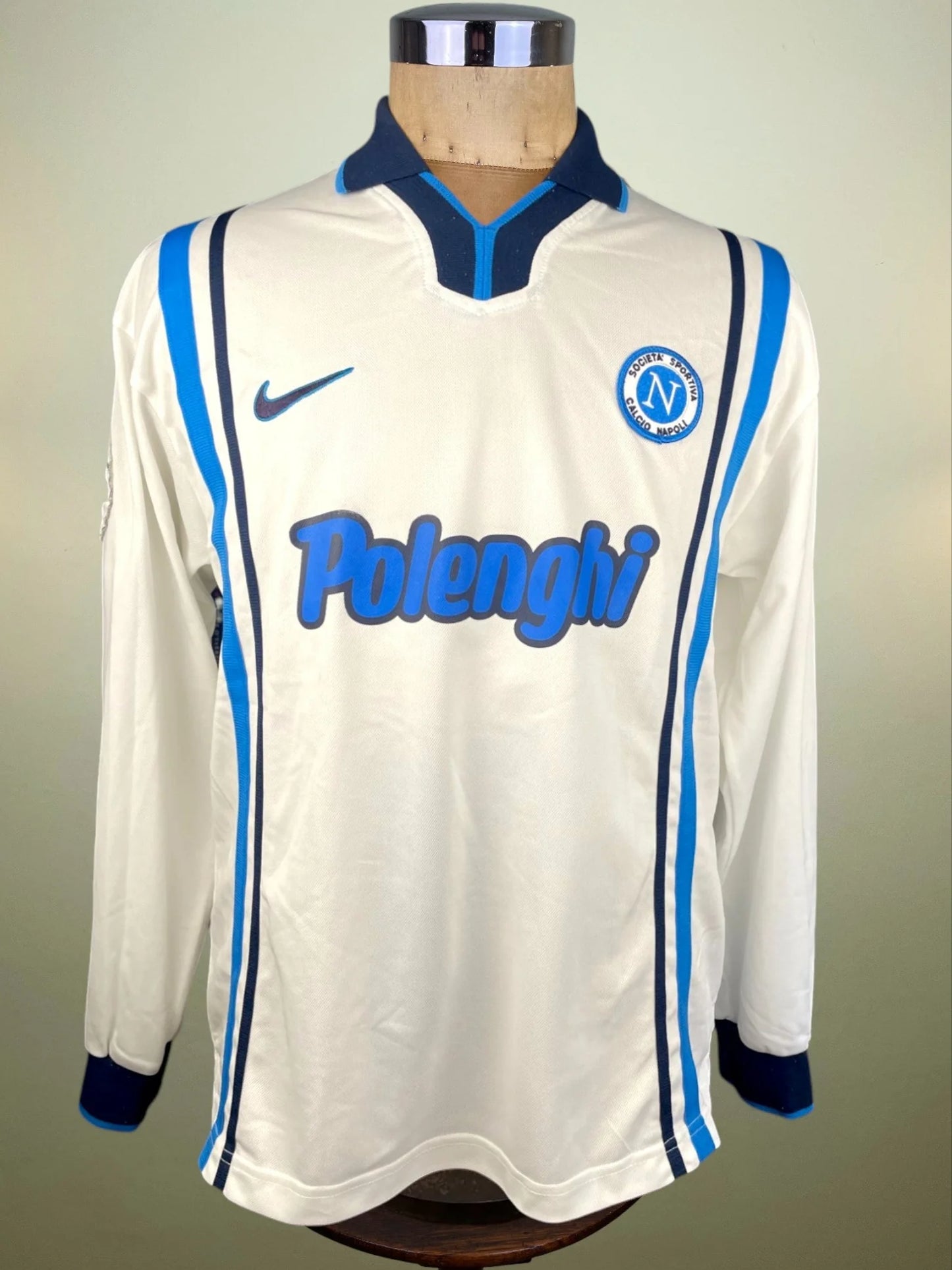 Match Shirt • Club • Napoli • 1997 • Nike • Away • #6 • Roberto Ayala • Match Worn
