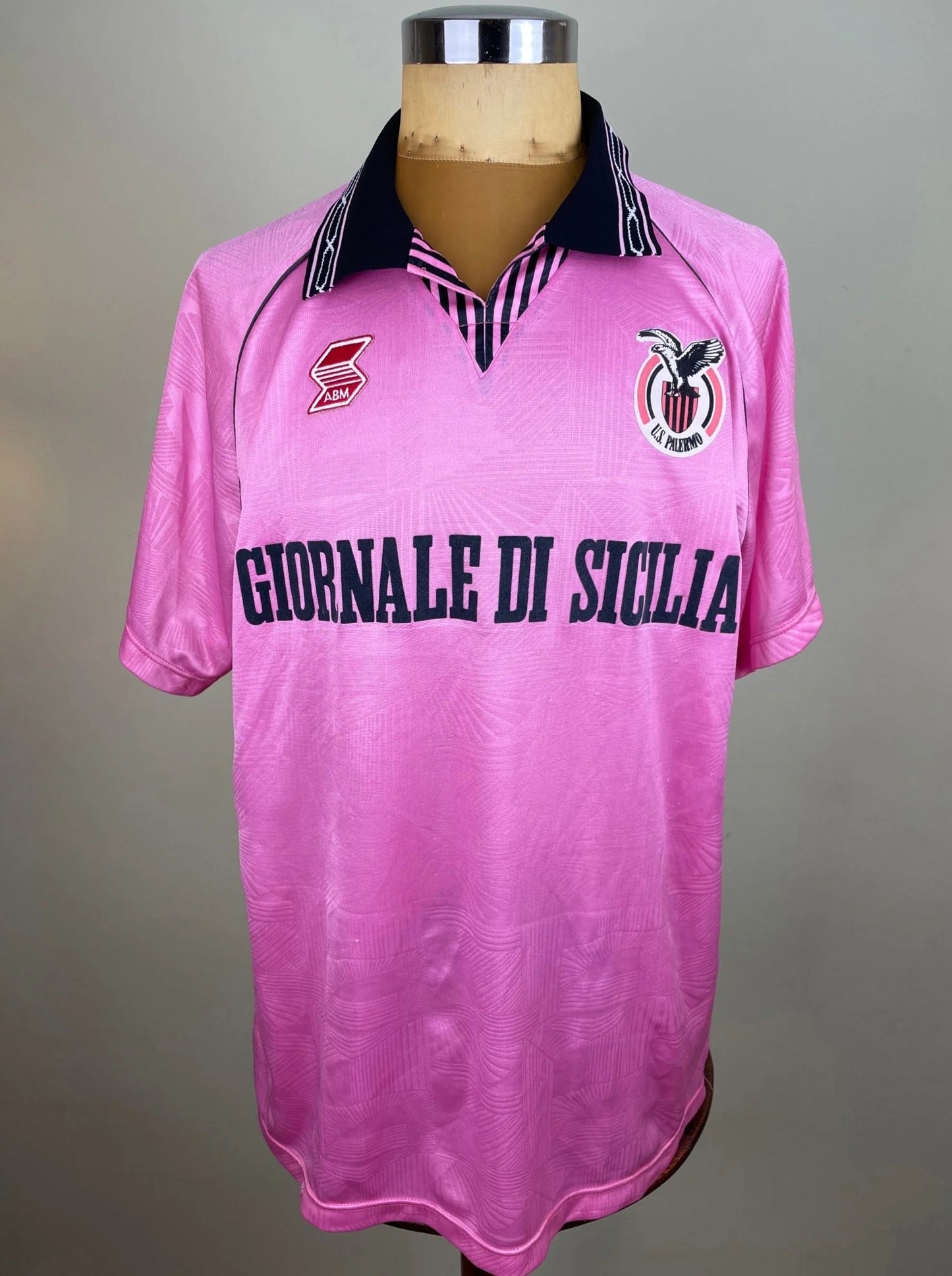Match Shirt • Club • Palermo • 1992 • ABM • Home • #8 • Massimiliano Favo • Match Worn