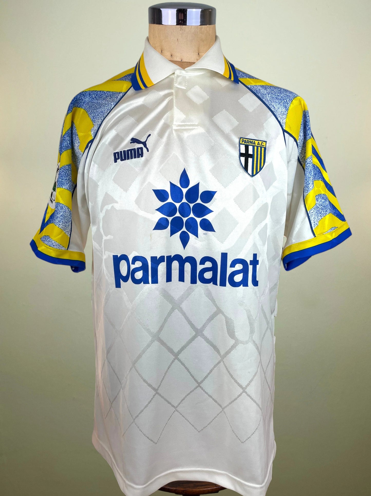 Match Shirt • Club • Parma • 1996 • Puma • Home • #17 • Fabio Cannavaro • Match Worn