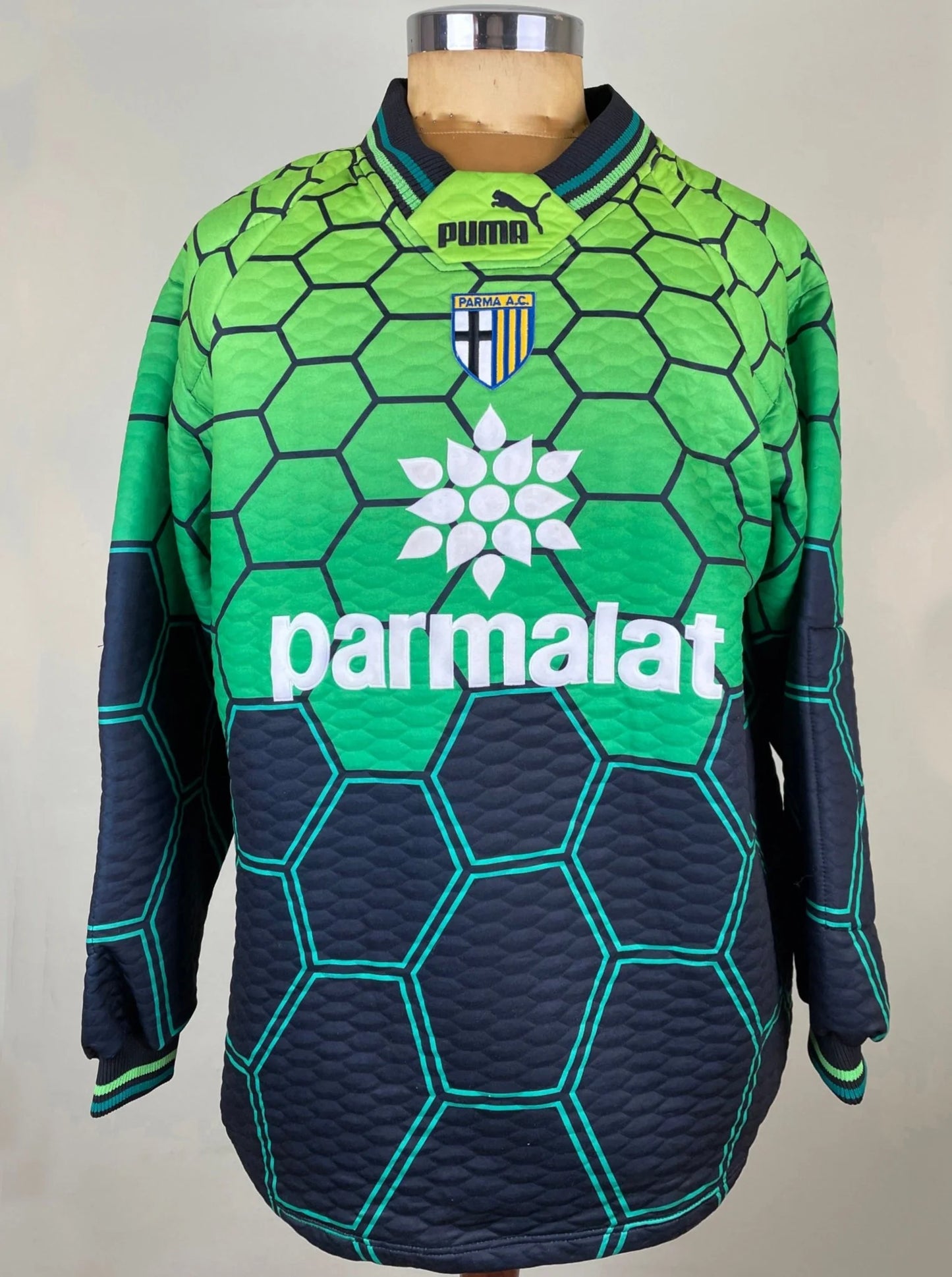 Match Shirt • Club • Parma • 1997 • Puma • Keeper • #1 • Gianluigi Buffon • Match Worn