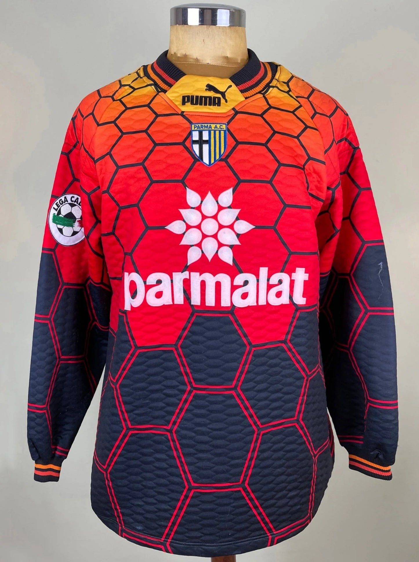 Match Shirt • Club • Parma • 1997 • Puma • Keeper • #1 • Gianluigi Buffon • Match Worn