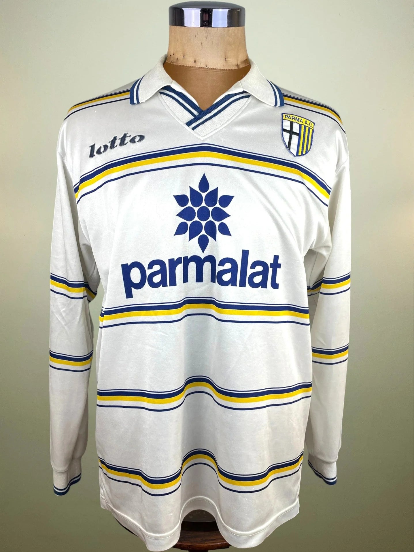 Match Shirt • Club • Parma • 1998 • Lotto • Keeper • #1 • Gianluigi Buffon • Match Worn