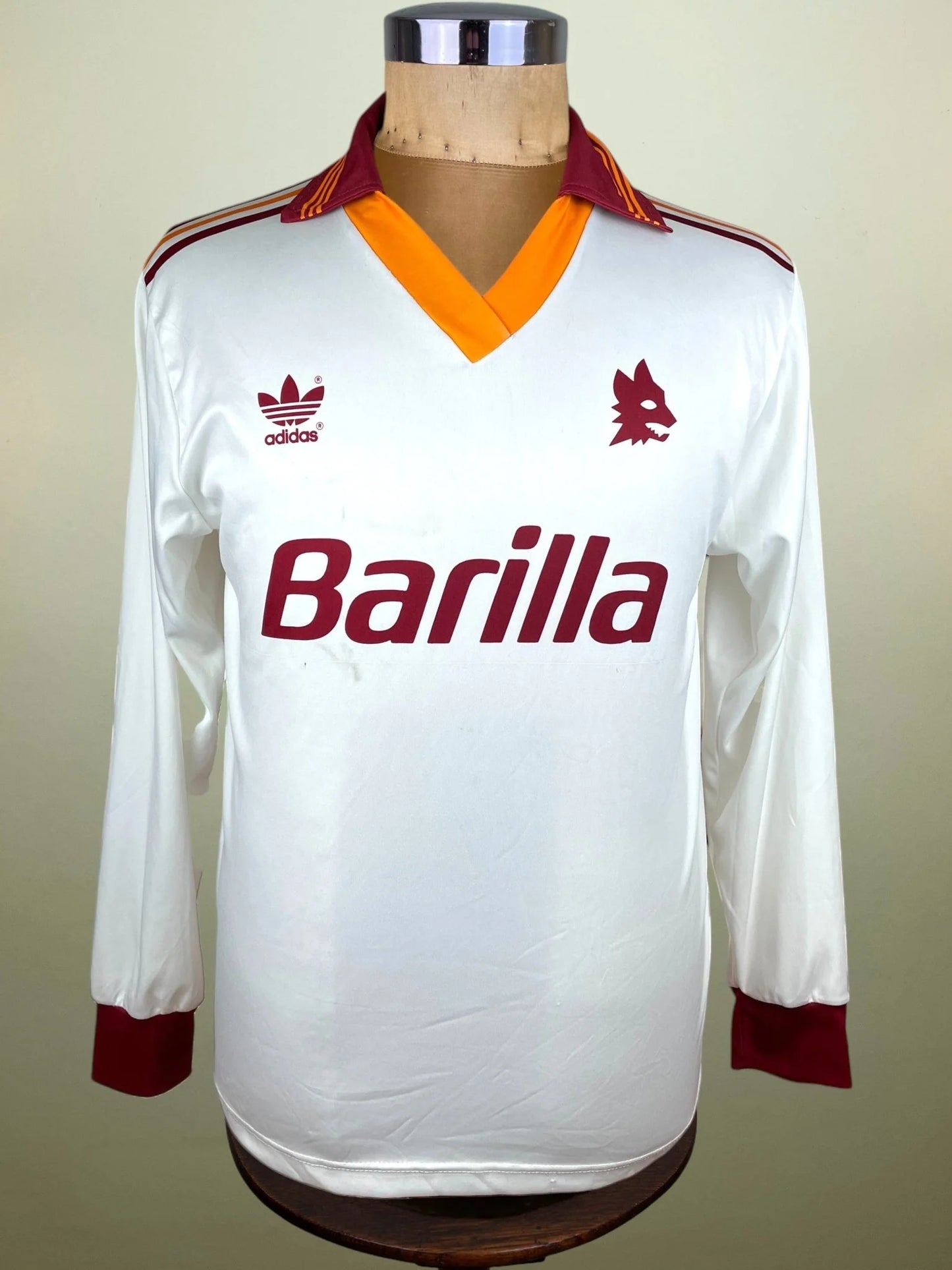 Match Shirt • Club • Roma • 1992 • Adidas • Away • #10 • Match Worn • Size M