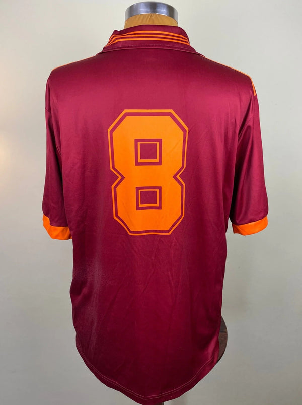 Match Shirt • Club • Roma • 1993 • Adidas • Home • #8 • Alessio Scarchilli • Match Worn