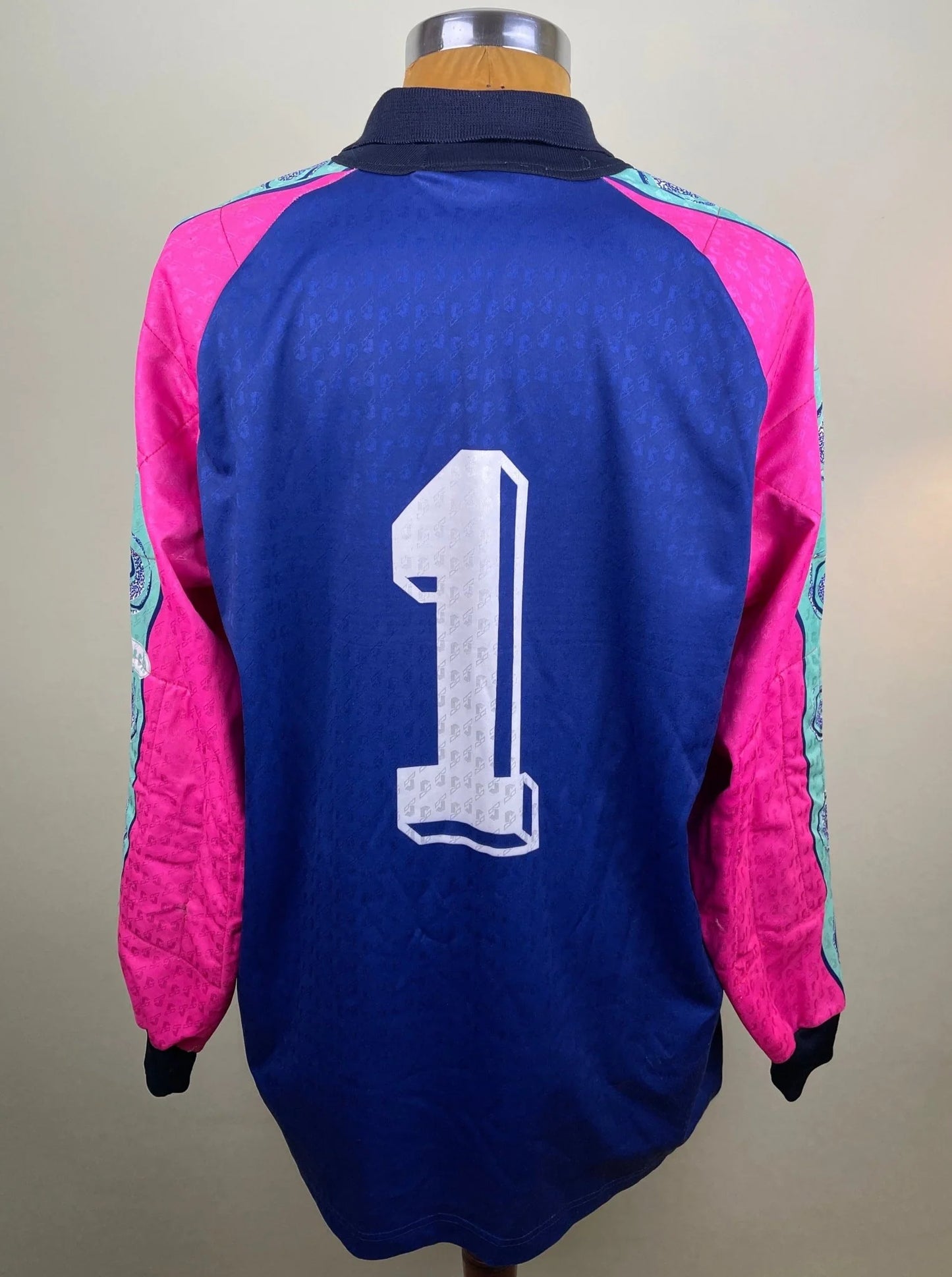 Match Shirt • Club • Roma • 1993 • Reusch • Keeper • #1 • Fabrizio Lorieri • Match Worn