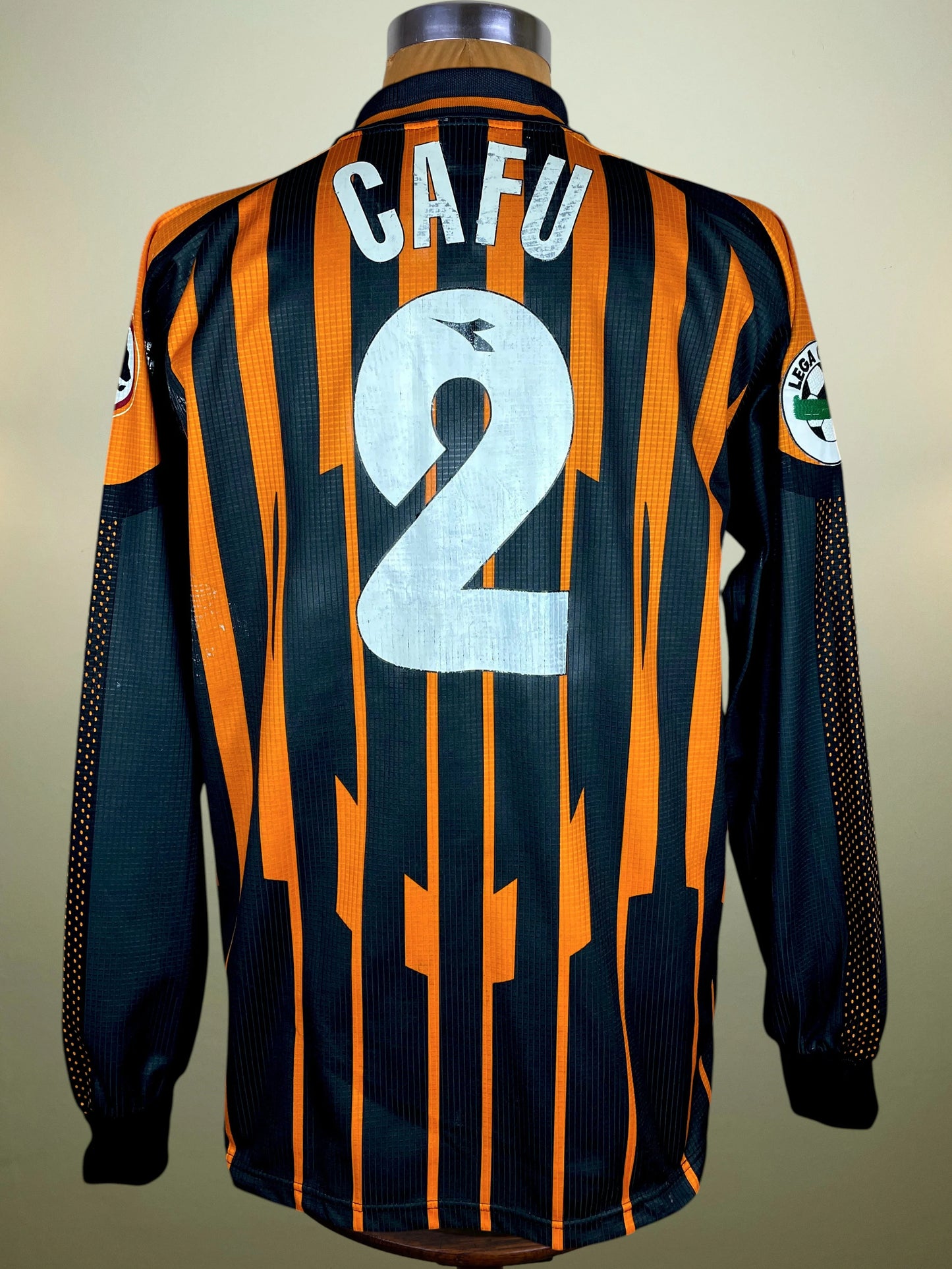 Match Shirt • Club • Roma • 1997 • Diadora • Third • Cafu • Size XL • Vs Vicenza