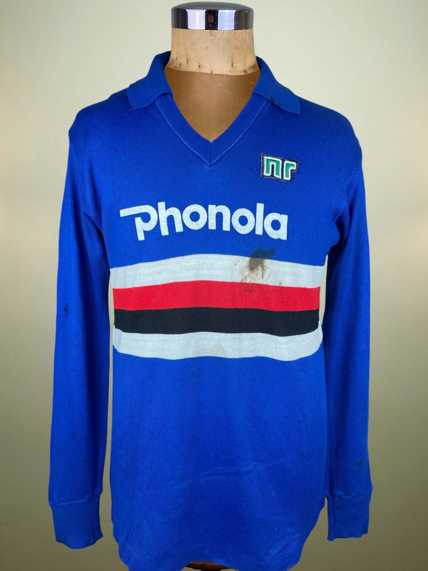 Match Shirt • Club • Sampdoria • 1982 • Ennerre • Home • #7 • Match Worn • Unwashed