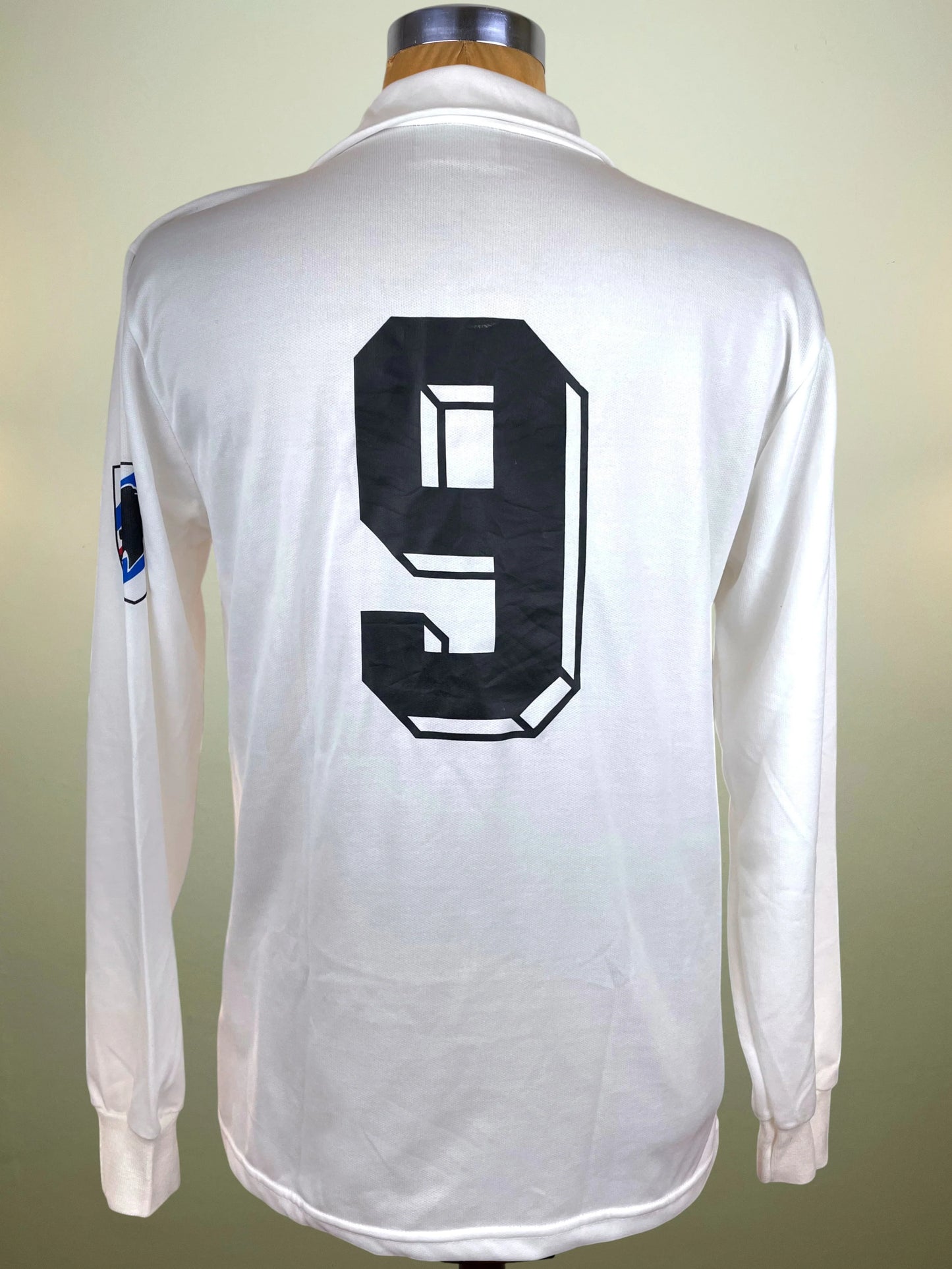 Match Shirt • Club • Sampdoria • 1989 • Kappa • Away • #9 • Gianluca Vialli • Match Worn