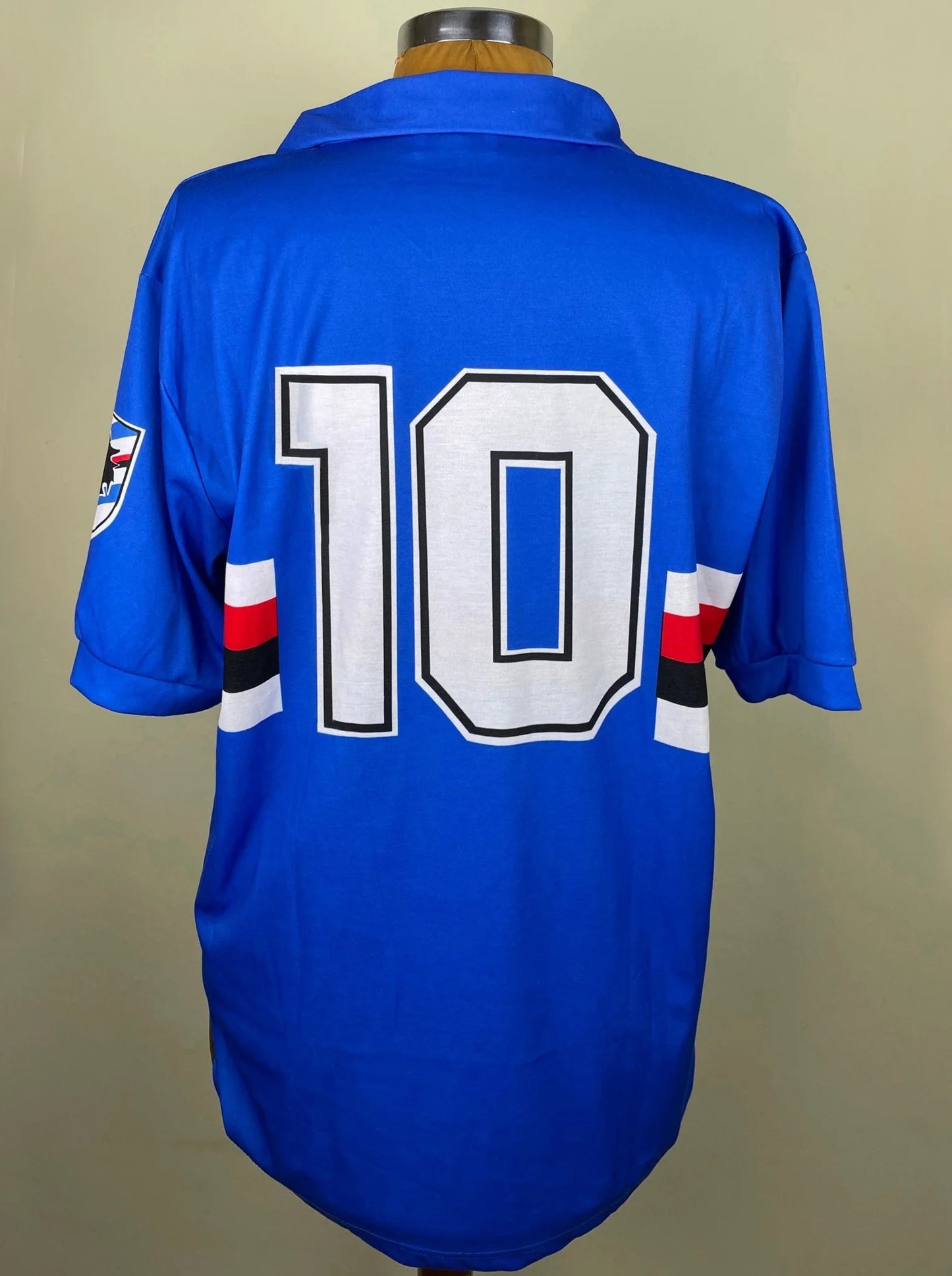 Match Shirt • Club • Sampdoria • 1990 • Asics • Home • #10 • Roberto Mancini • Match Worn