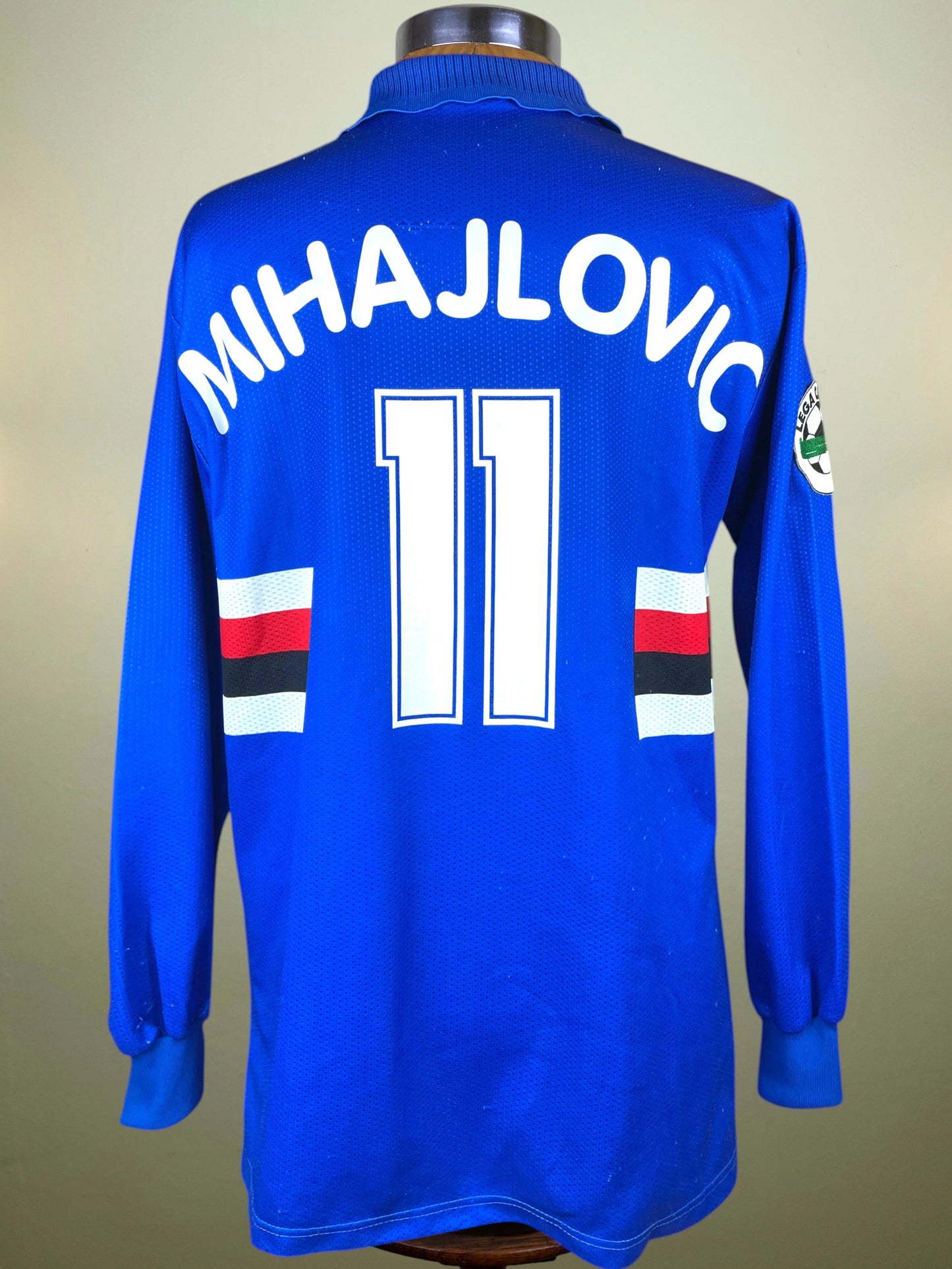 Match Shirt • Club • Sampdoria • 1997 • Asics • Home • #11 • Siniša Mihajlović • Match Worn